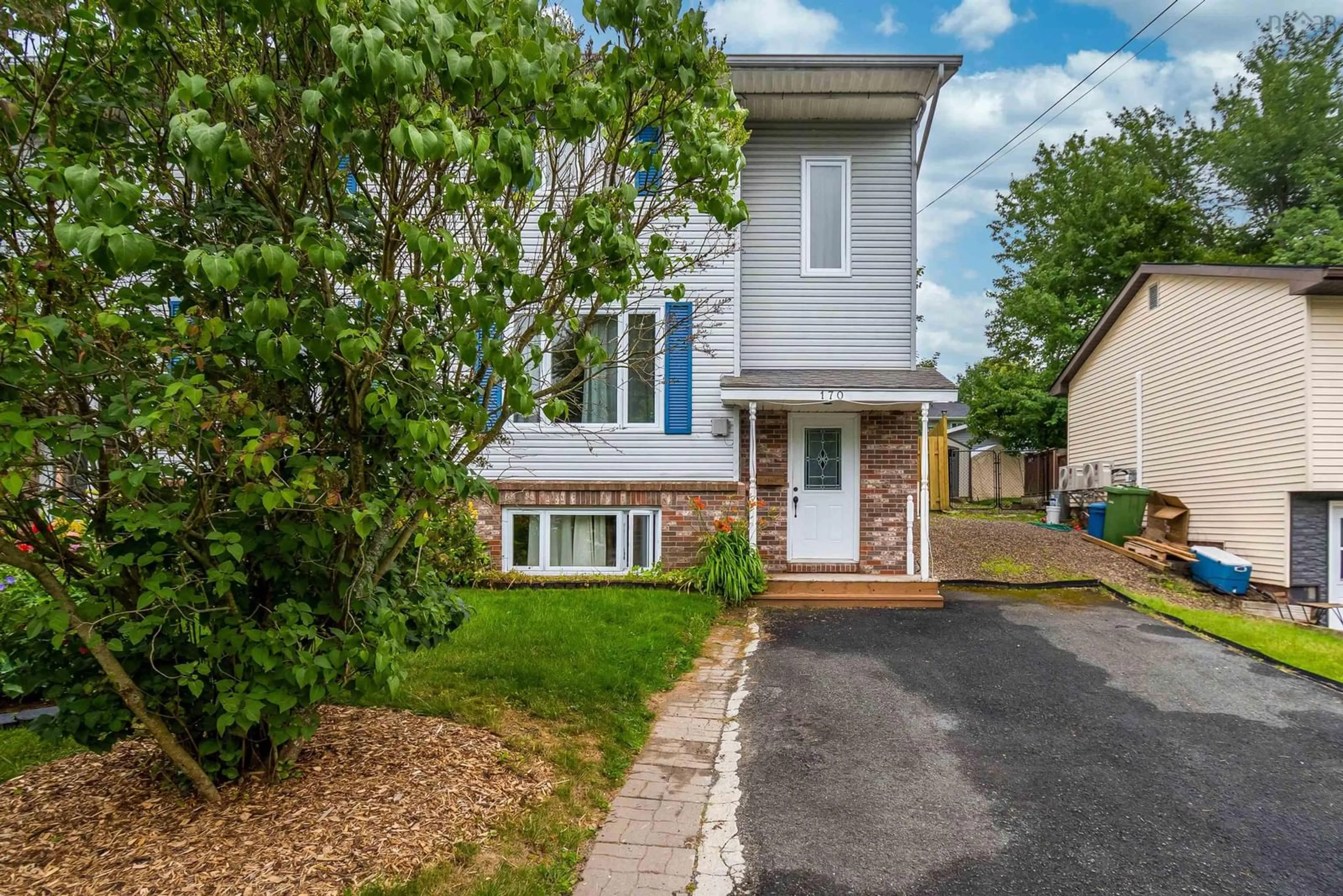 Home with vinyl exterior material, street for 170 Waterwheel Cres, Middle Sackville Nova Scotia B4E 2L2