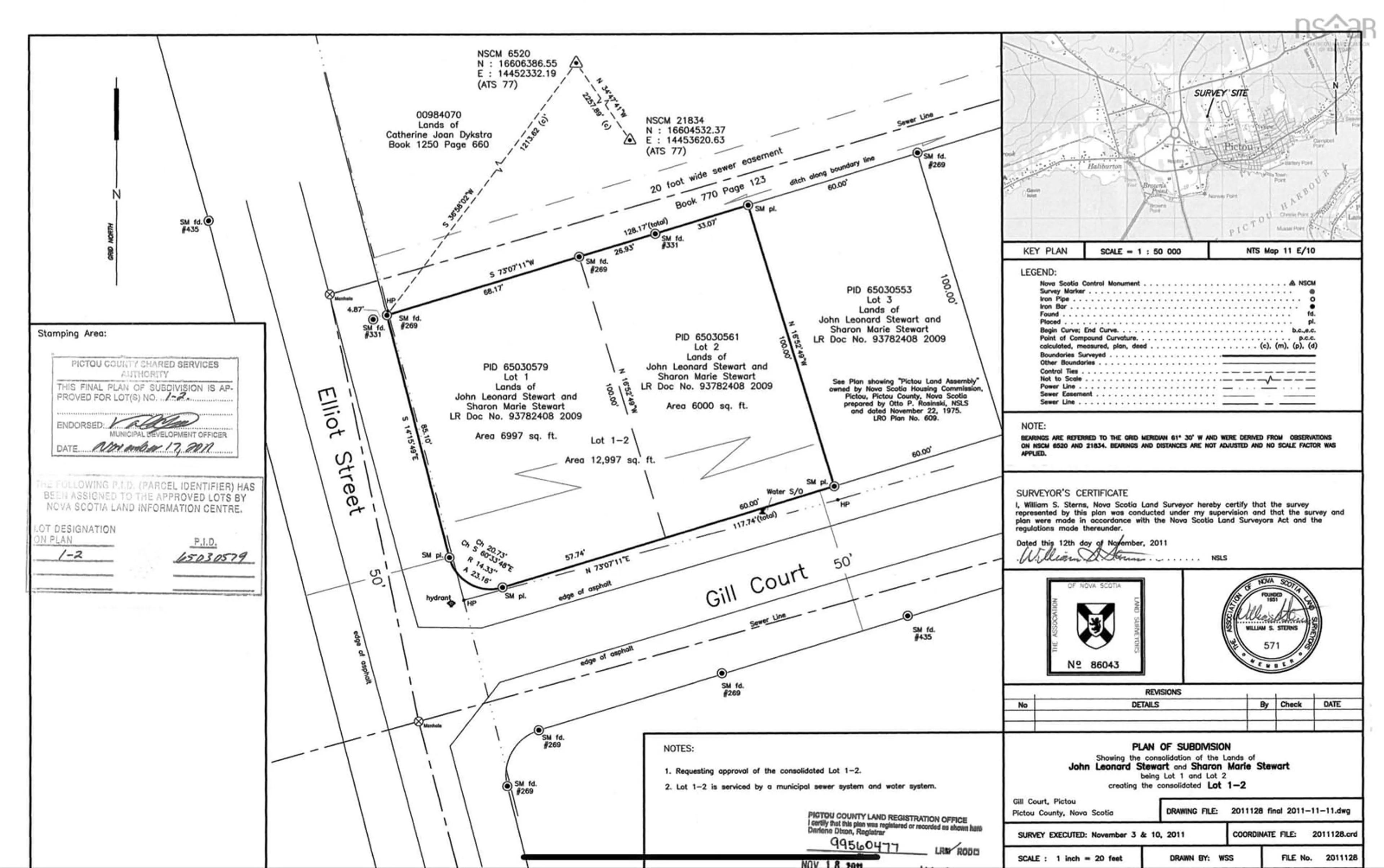 Floor plan for 4 Gill Court, Pictou Nova Scotia B0K 1H0