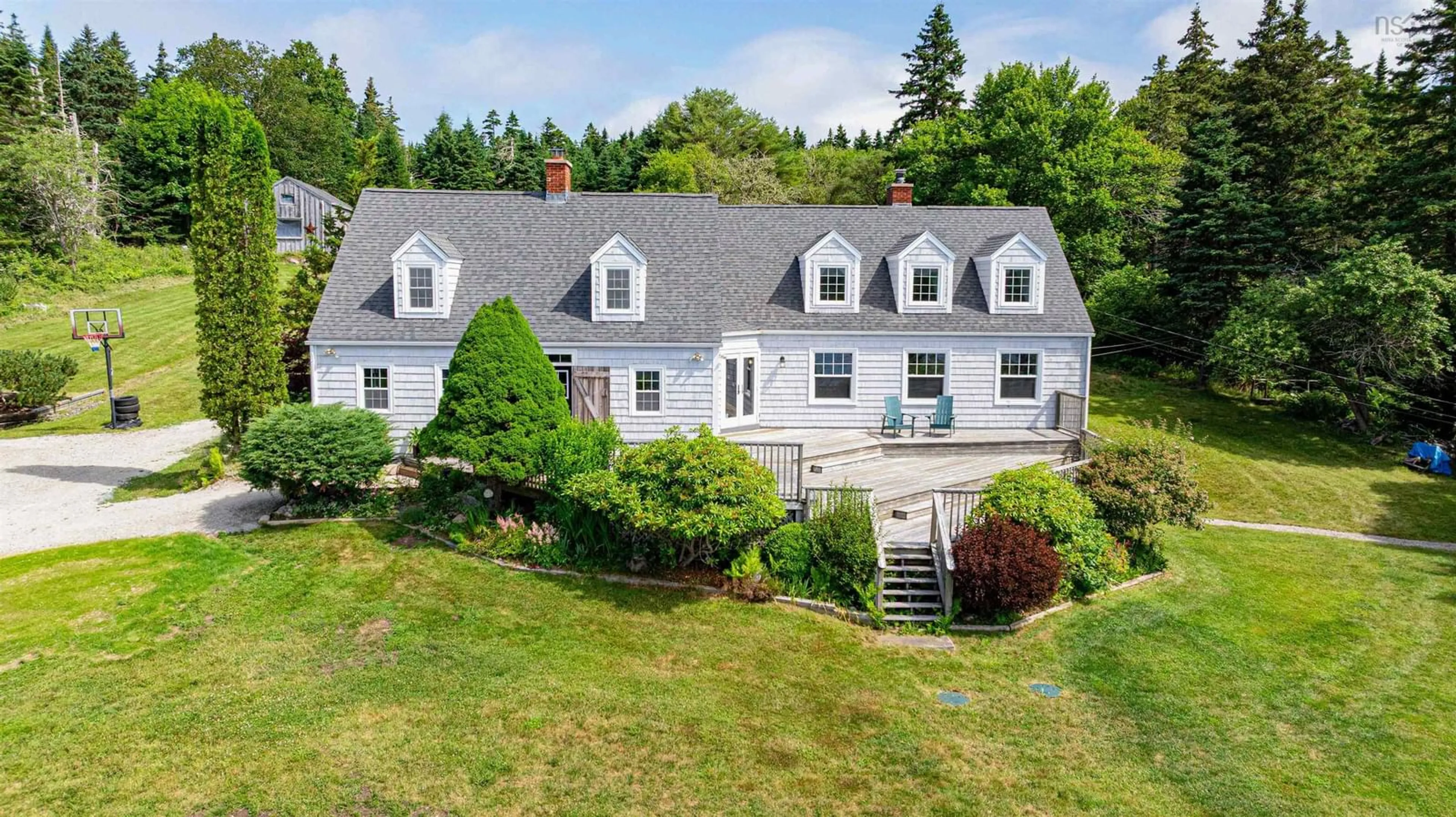 A pic from outside/outdoor area/front of a property/back of a property/a pic from drone, unknown for 211 Indian Point Rd, Glen Haven Nova Scotia B3Z 2S2