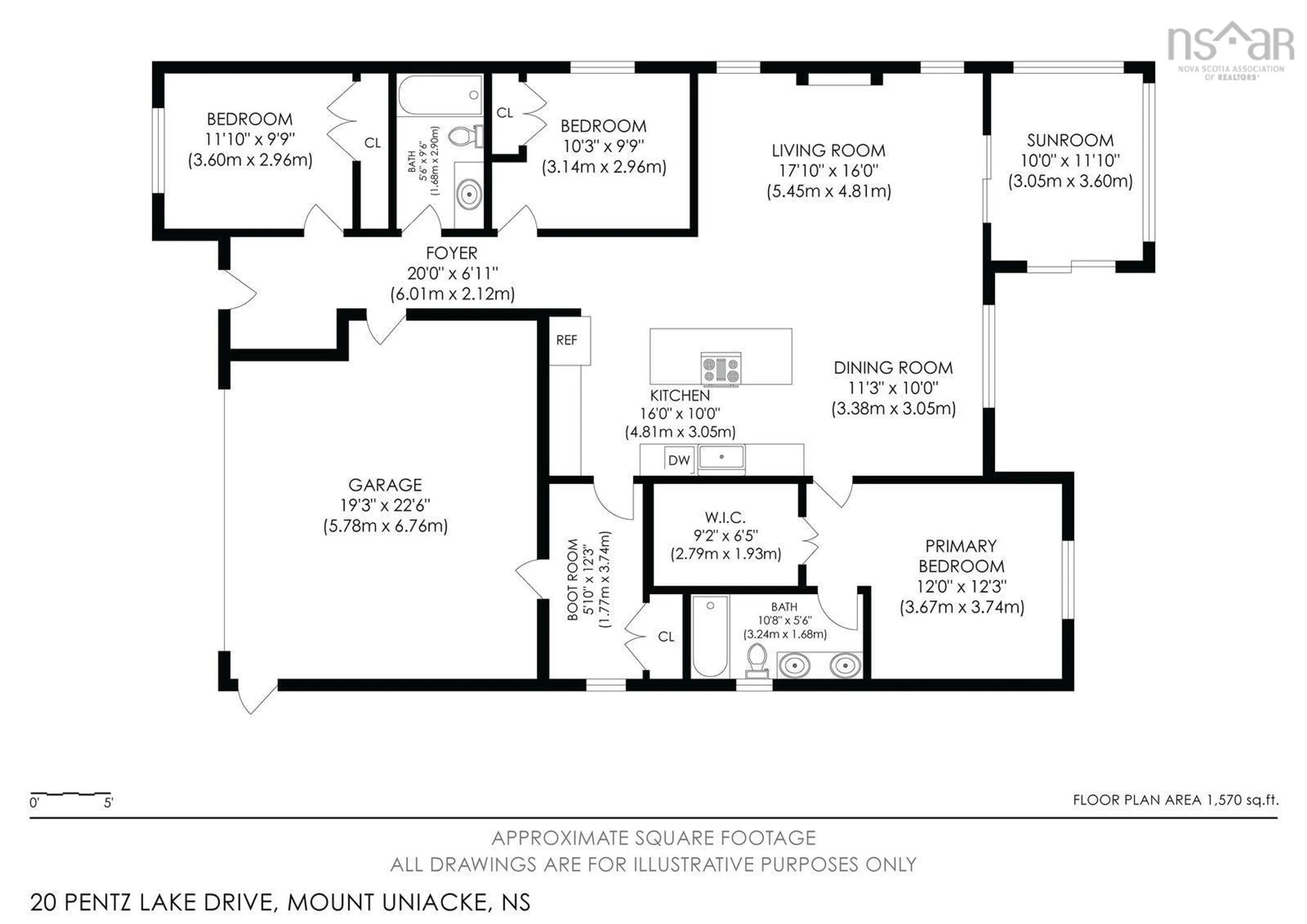 Floor plan for 20 Pentz Lake Dr, Mount Uniacke Nova Scotia B0N 1Z0