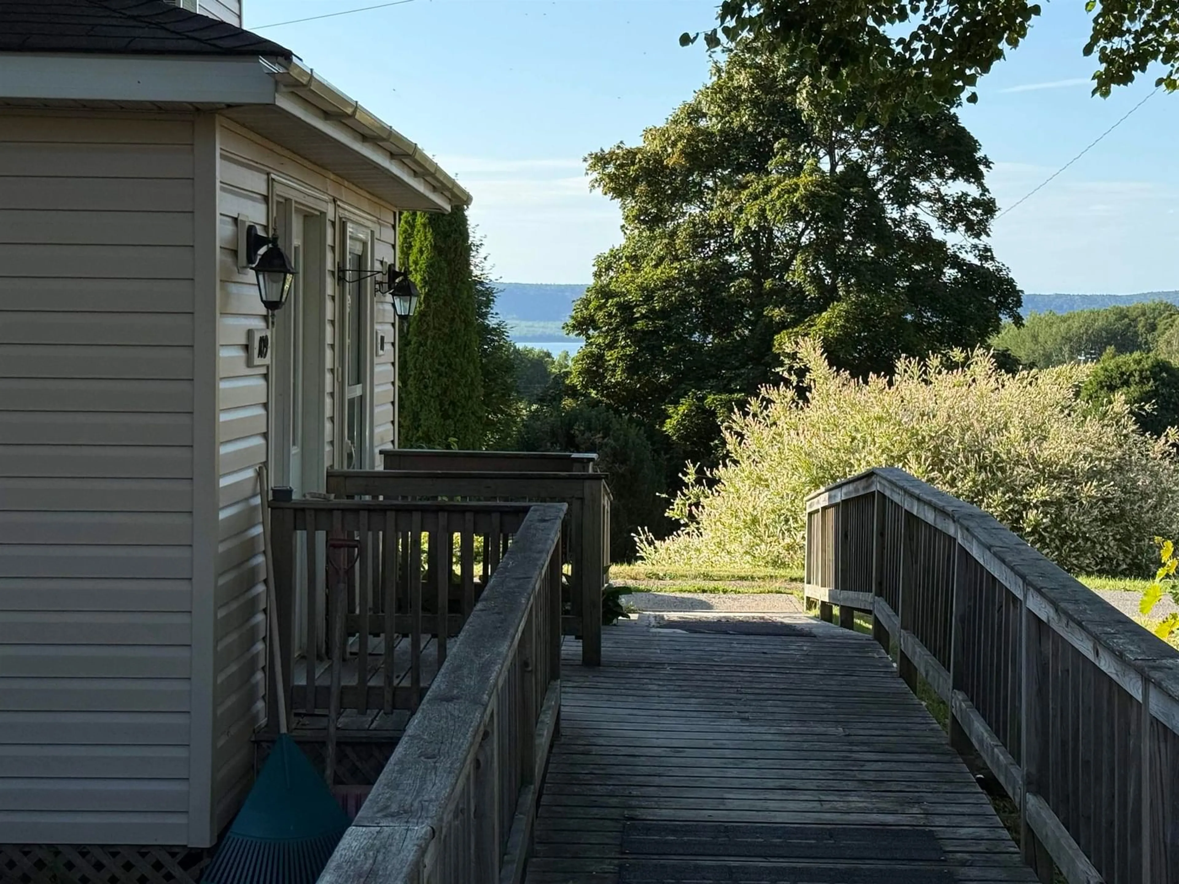 A pic from outside/outdoor area/front of a property/back of a property/a pic from drone, water/lake/river/ocean view for 109 Old School Hill Rd, Cornwallis Park Nova Scotia B0S 1H0