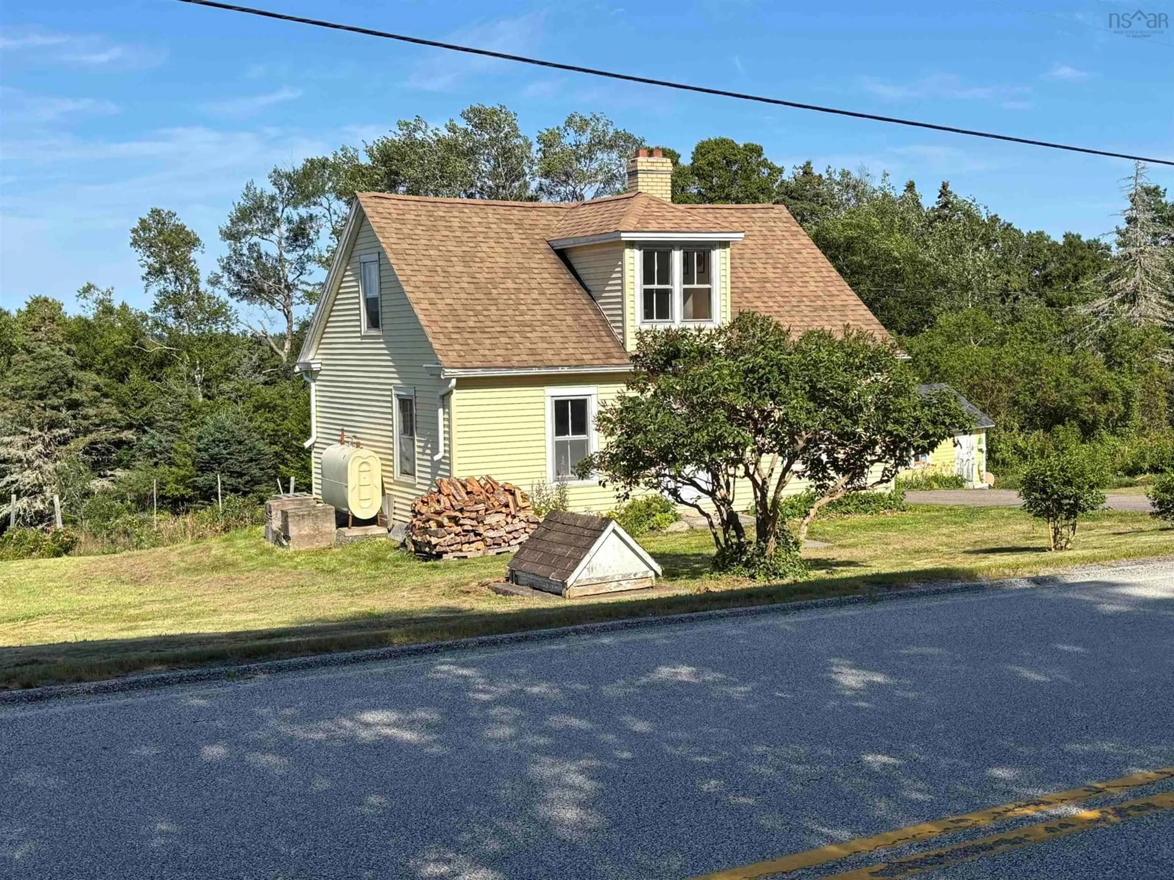 A pic from outside/outdoor area/front of a property/back of a property/a pic from drone, street for 8212 Highway 331, Cherry Hill Nova Scotia B0J 2H0