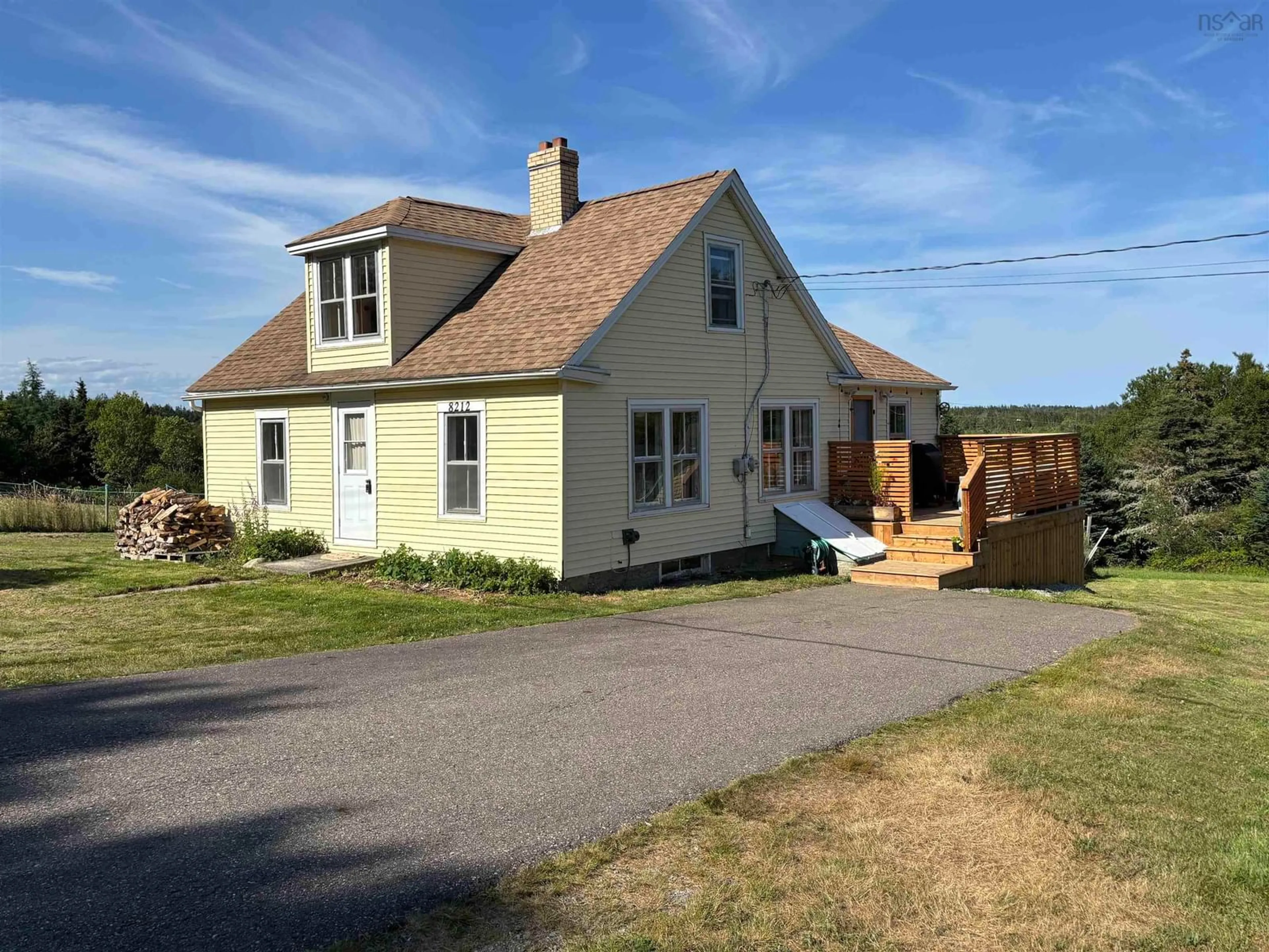 A pic from outside/outdoor area/front of a property/back of a property/a pic from drone, building for 8212 Highway 331, Cherry Hill Nova Scotia B0J 2H0