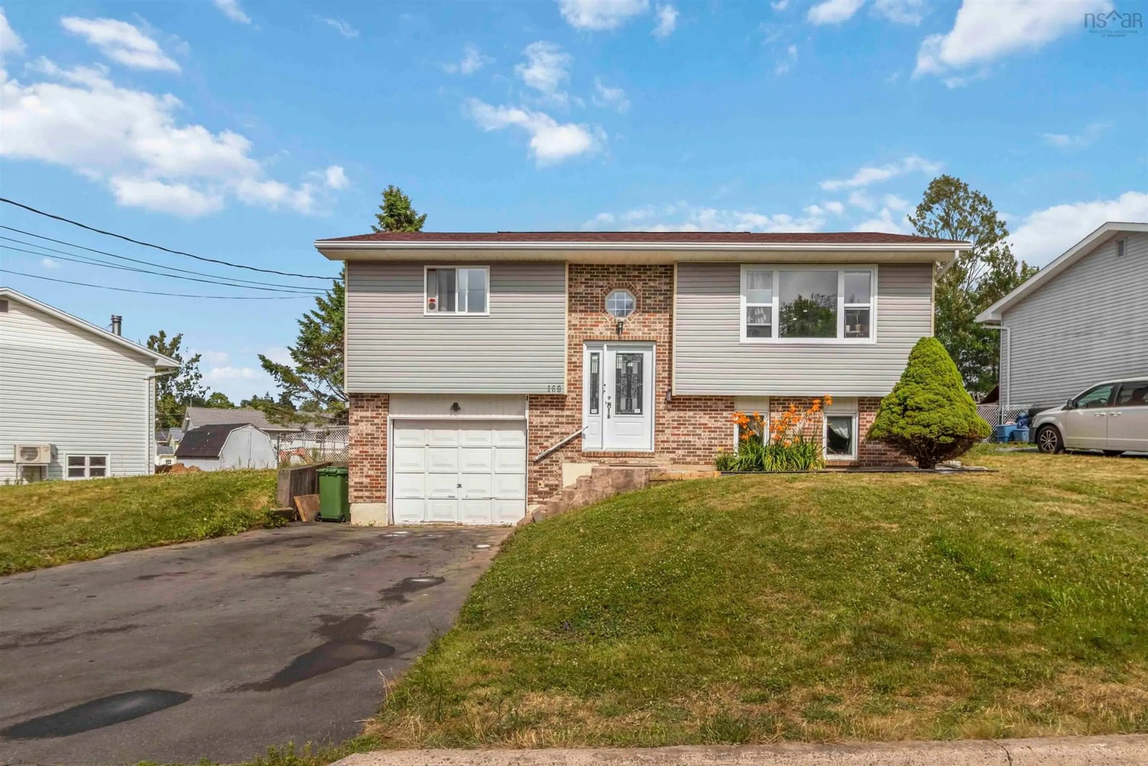 Home with vinyl exterior material, street for 169 Churchill Downs Cir, Lower Sackville Nova Scotia B4E 2J5