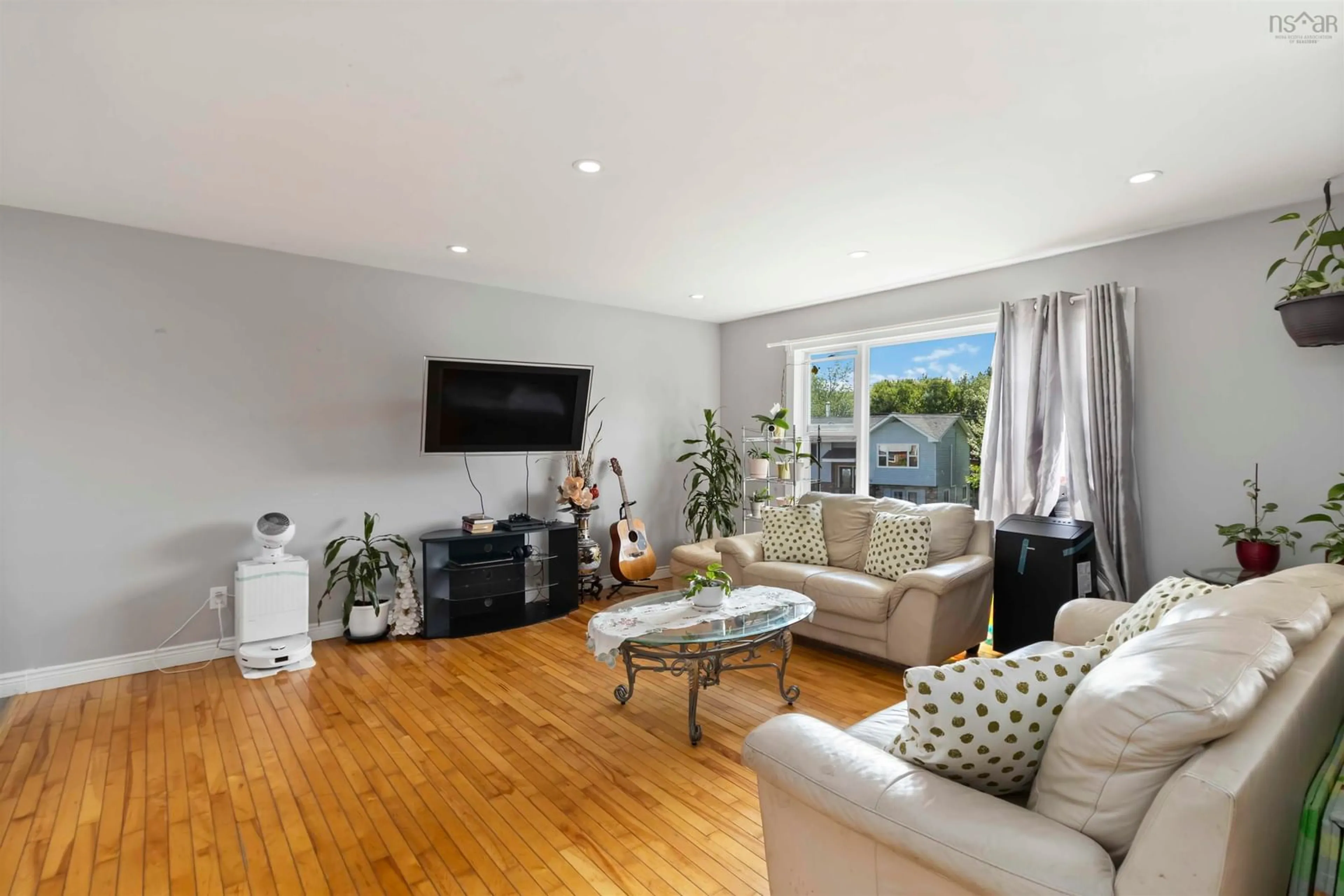 Living room with furniture, wood/laminate floor for 169 Churchill Downs Cir, Lower Sackville Nova Scotia B4E 2J5