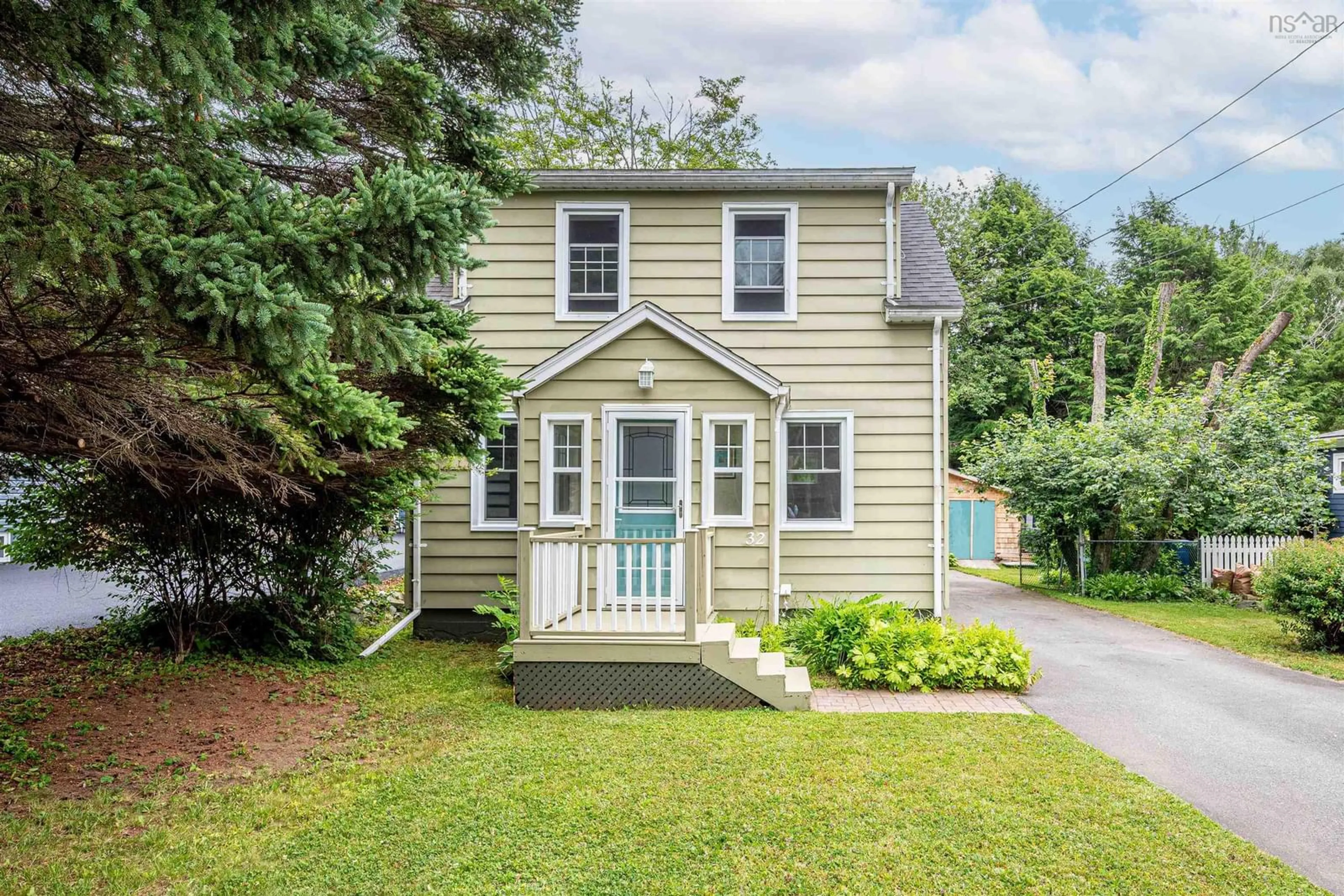 Home with vinyl exterior material, street for 32 Forest Hill Dr, Halifax Nova Scotia B3M 1X4