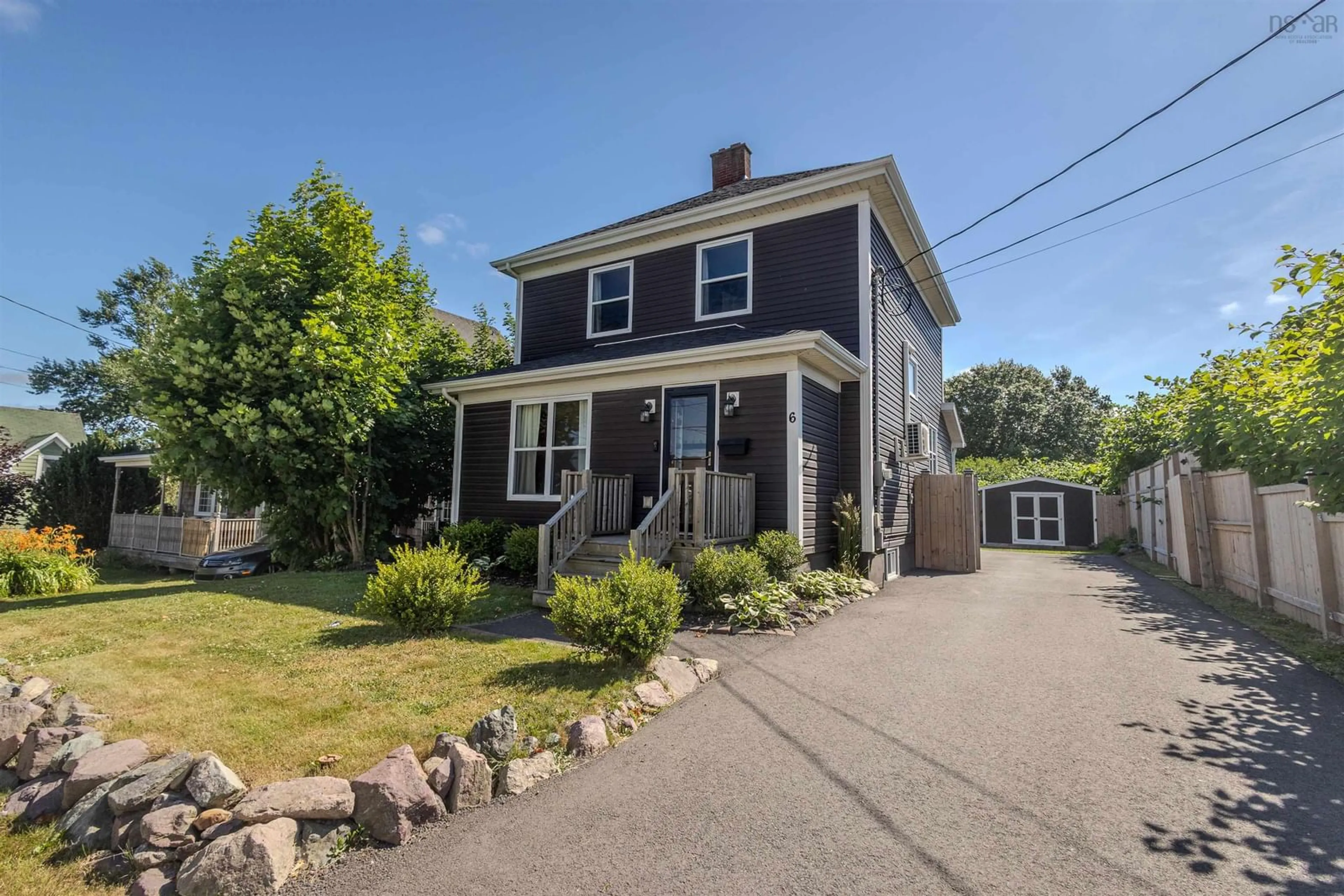 A pic from outside/outdoor area/front of a property/back of a property/a pic from drone, street for 6 Fletcher St, Glace Bay Nova Scotia B1A 3E3