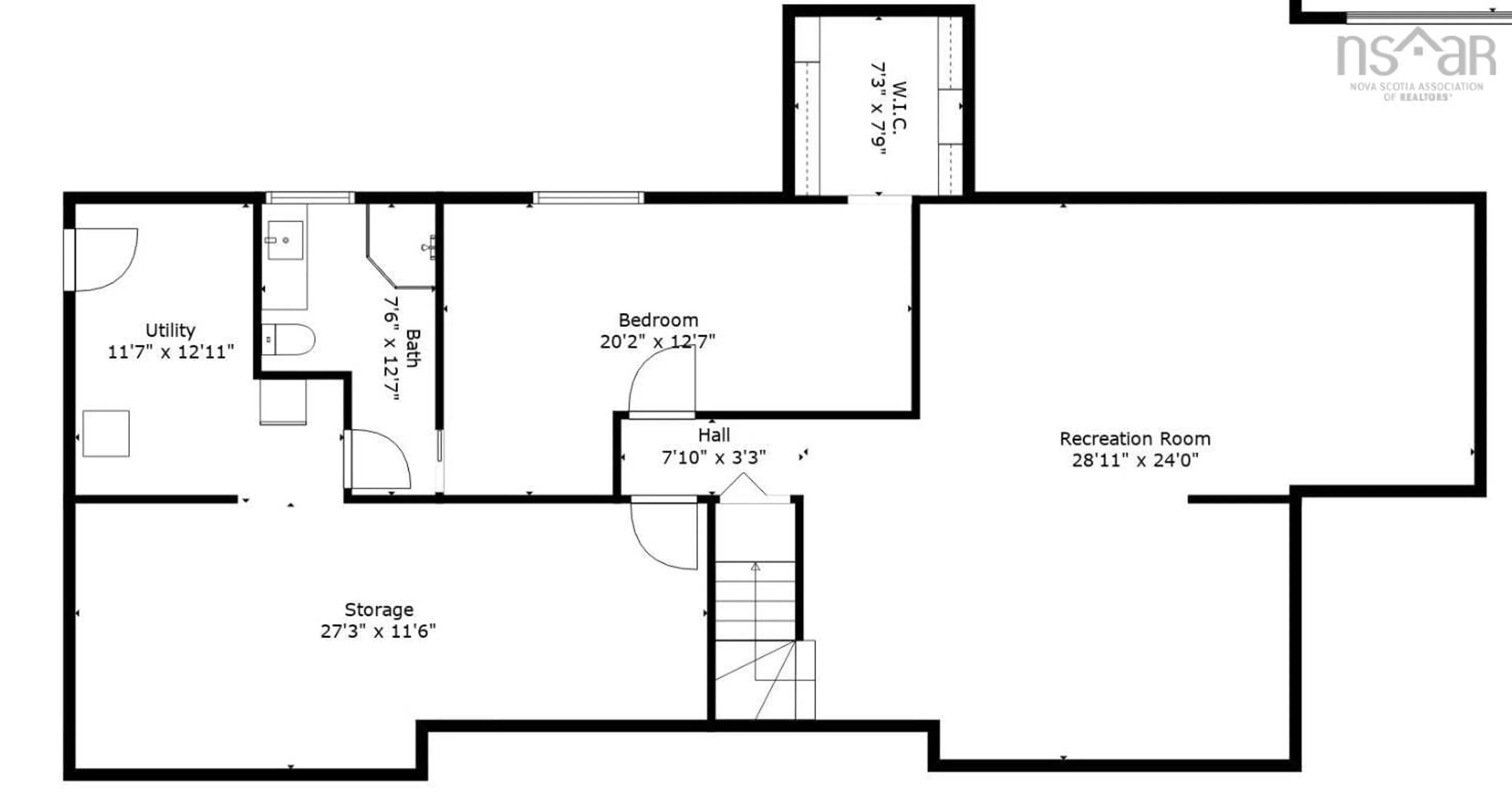 Floor plan for 124 High Road, Fall River Nova Scotia B2T 1P2