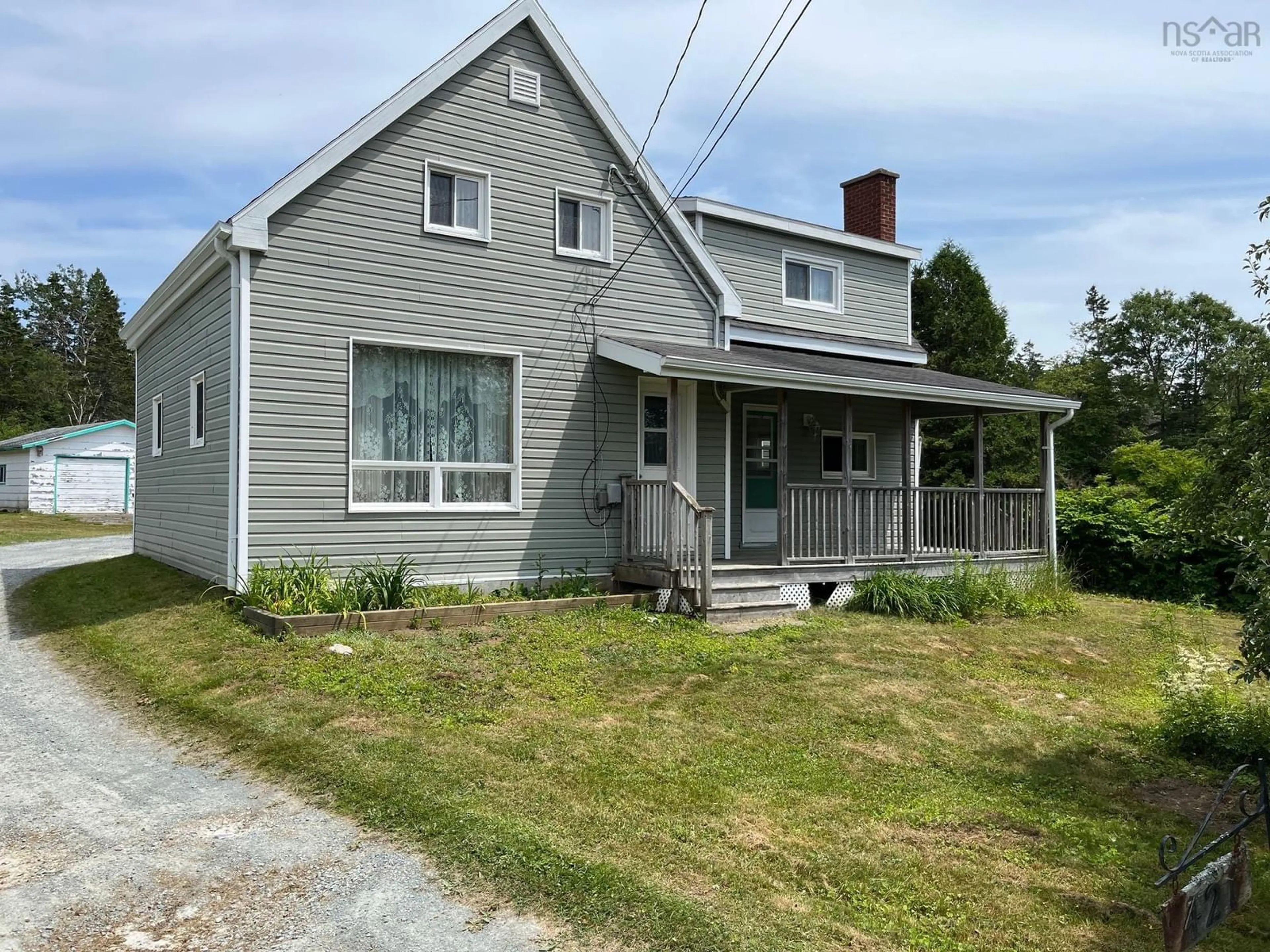 Home with vinyl exterior material, street for 421 East Chezzetcook Rd, East Chezzetcook Nova Scotia B0J 2L0