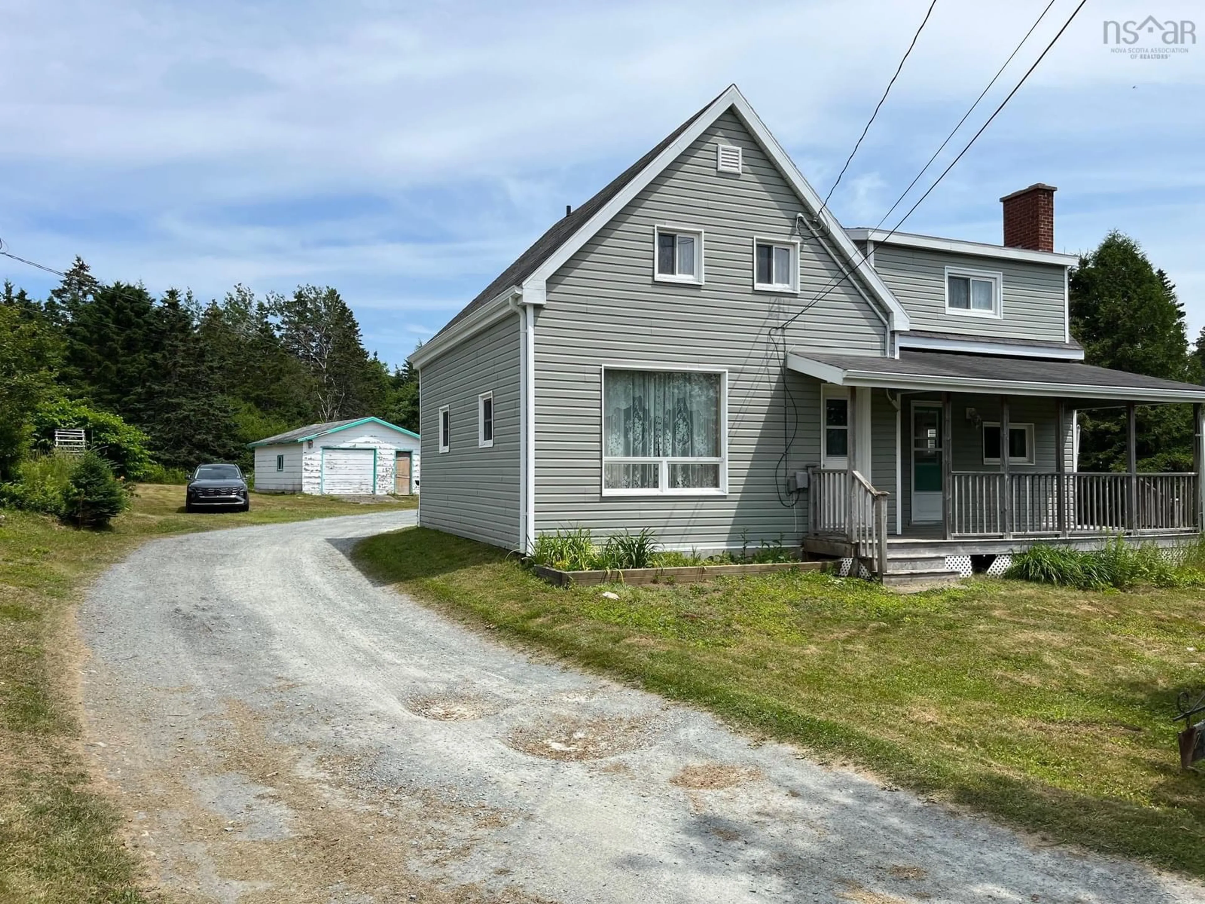 A pic from outside/outdoor area/front of a property/back of a property/a pic from drone, street for 421 East Chezzetcook Rd, East Chezzetcook Nova Scotia B0J 2L0
