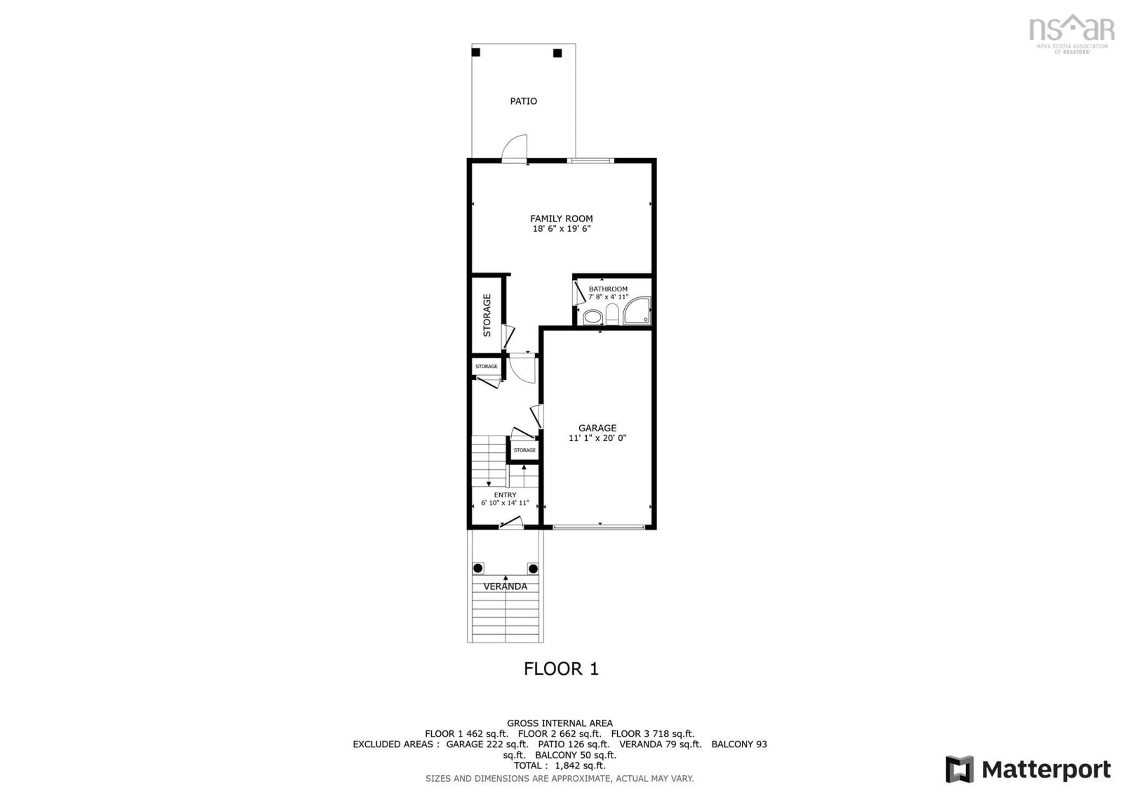 Floor plan for 74 Bosun Run, Rockingham Nova Scotia B3M 4W4