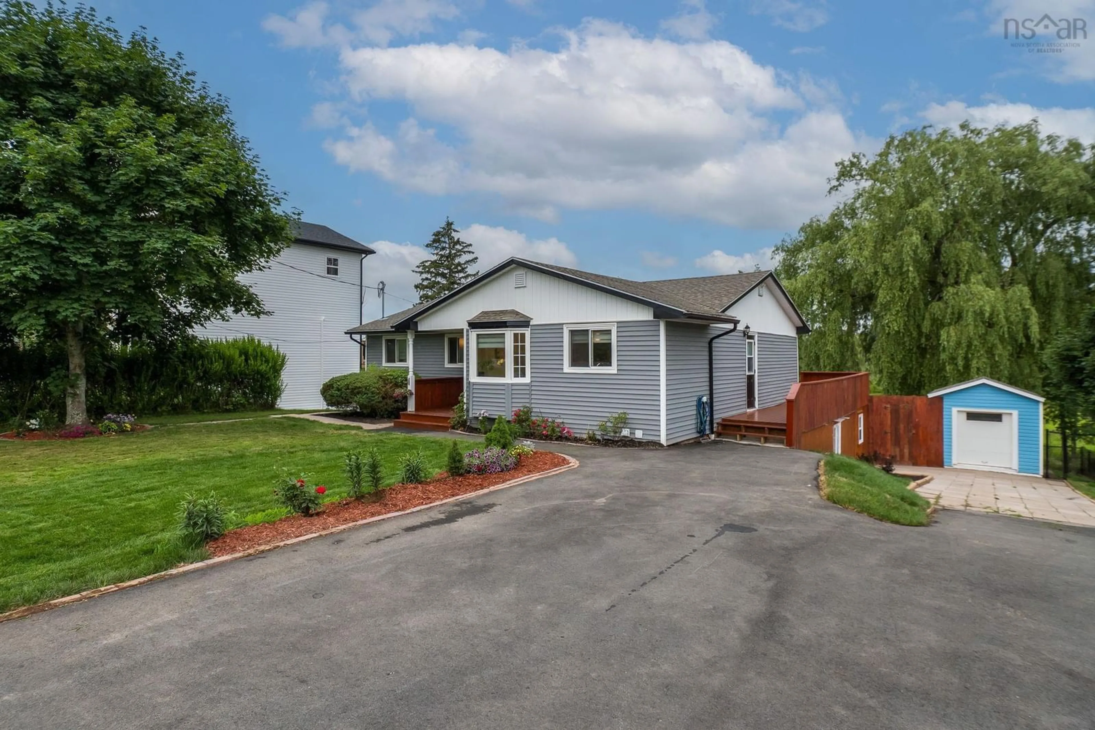 Home with vinyl exterior material, street for 192 Gabriel Rd, Falmouth Nova Scotia B0P 1L0