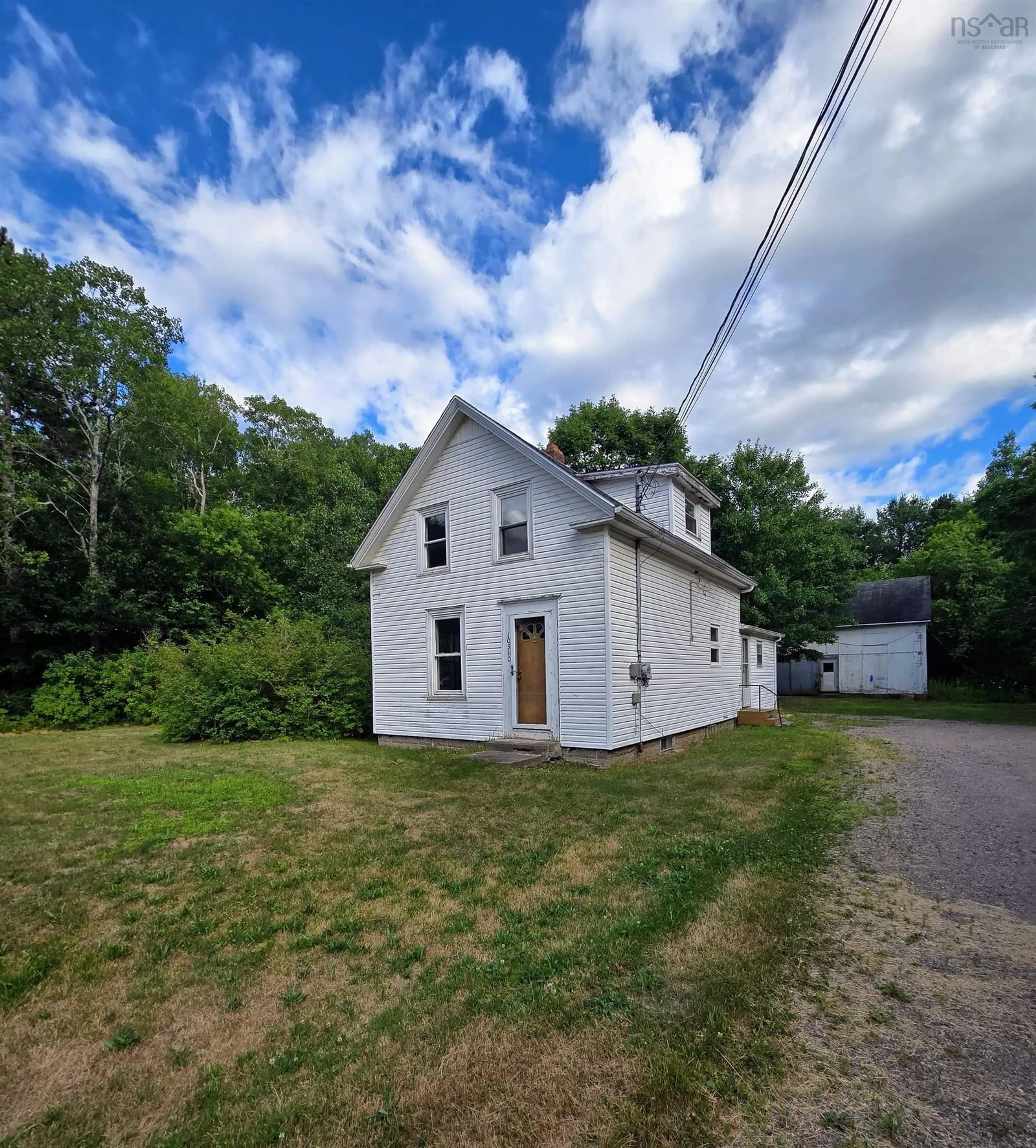 A pic from outside/outdoor area/front of a property/back of a property/a pic from drone, building for 10310 201 Hwy, Meadowvale Nova Scotia B0P 1R0