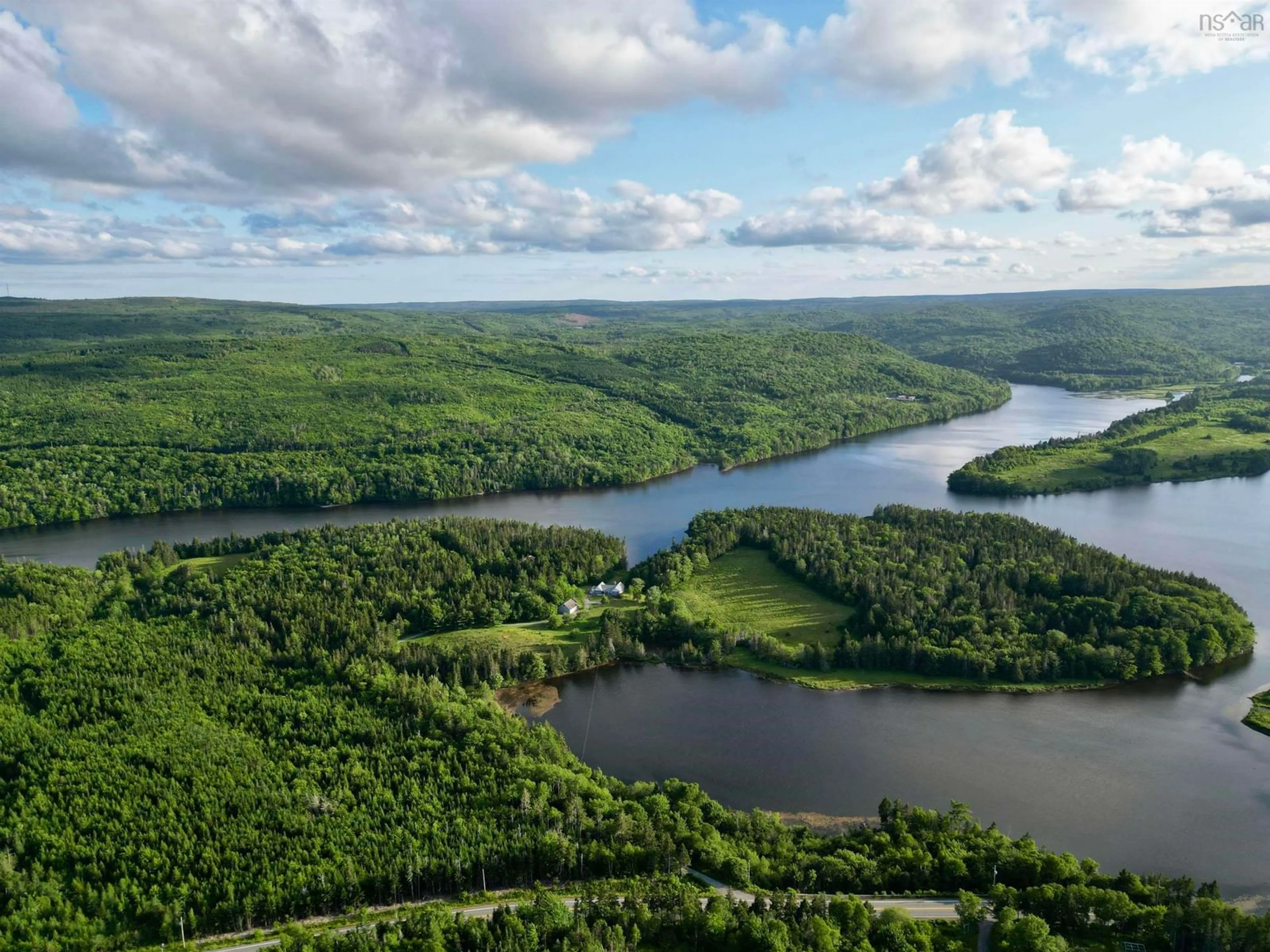 A pic from outside/outdoor area/front of a property/back of a property/a pic from drone, water/lake/river/ocean view for 9169 Highway 16, Cooks Cove Nova Scotia B0H 1N0
