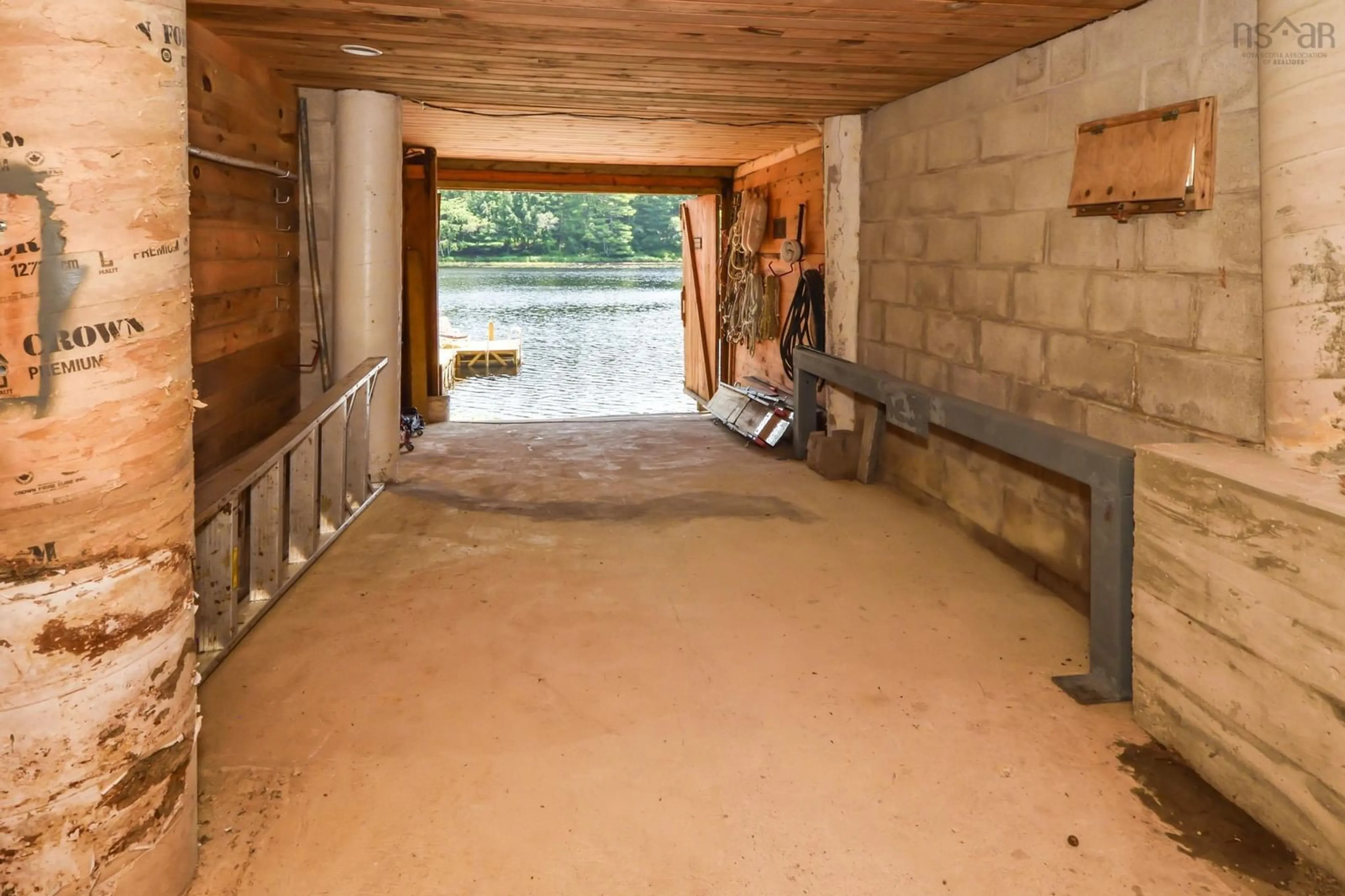 Indoor garage for 491 Peters Point Rd, South Brookfield Nova Scotia B0T 1X0