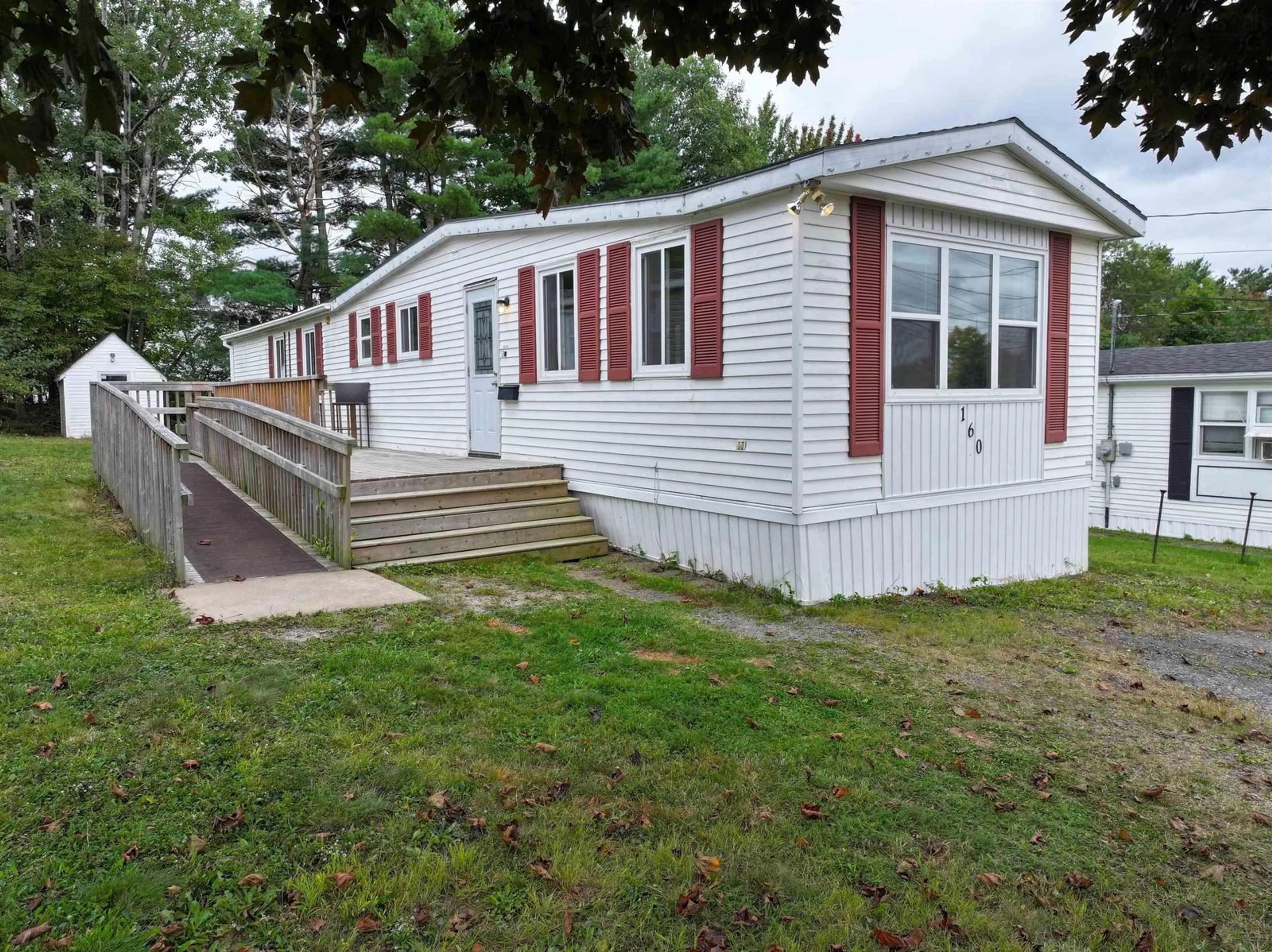 Home with vinyl exterior material, street for 160 Seasons Dr, Bridgewater Nova Scotia B4V 3E7