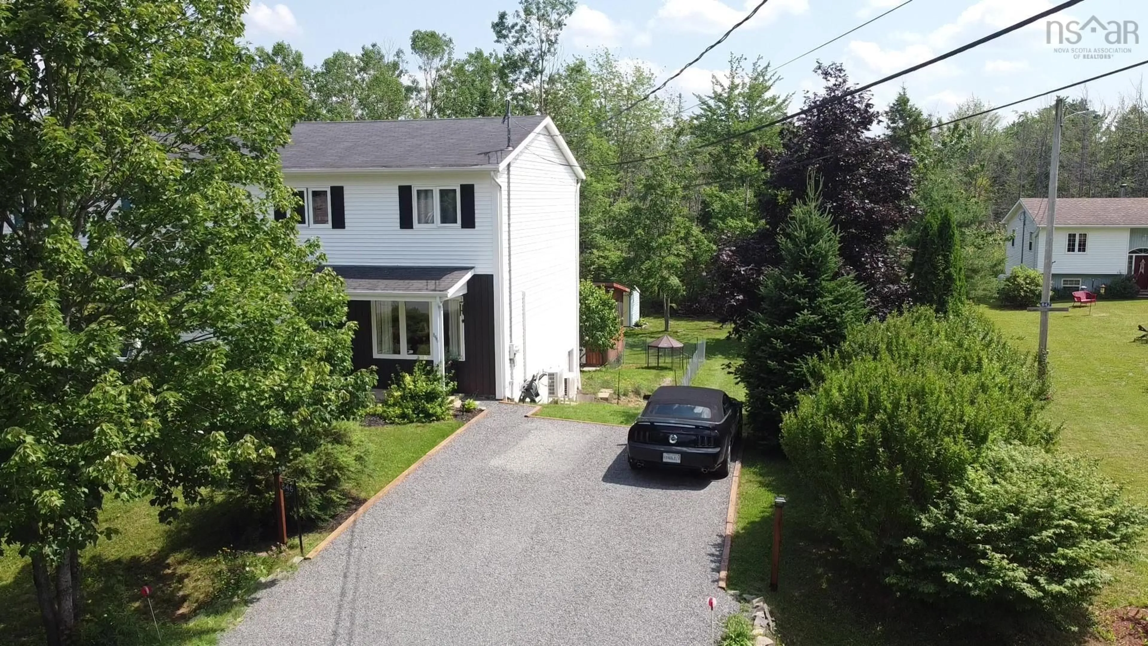 A pic from outside/outdoor area/front of a property/back of a property/a pic from drone, street for 846 Murray Dr, Centreville Nova Scotia B0P 1J0