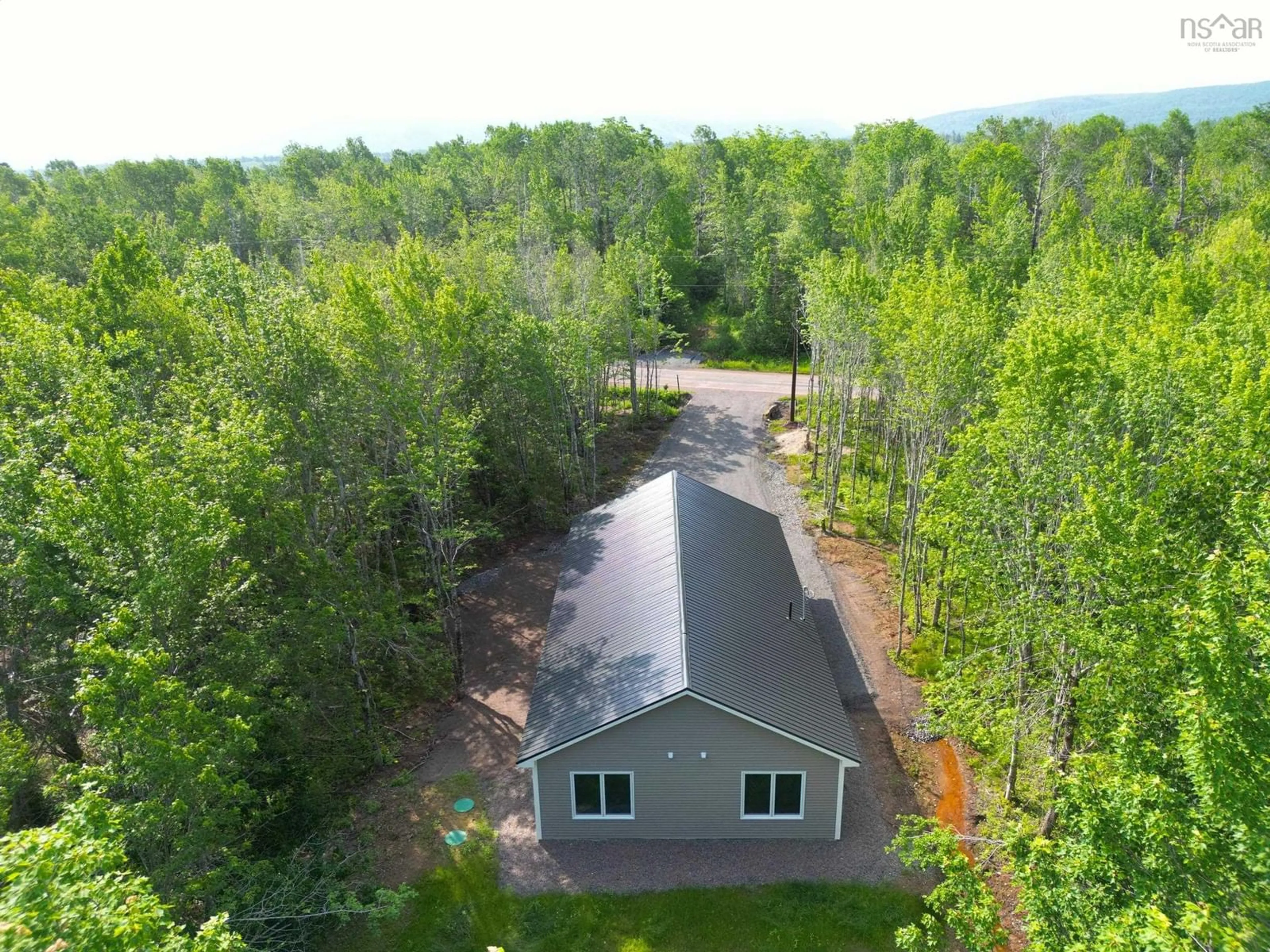 A pic from outside/outdoor area/front of a property/back of a property/a pic from drone, forest/trees view for 5927 Wentworth Collingwood Rd, Wentworth Nova Scotia B0M 1Z0
