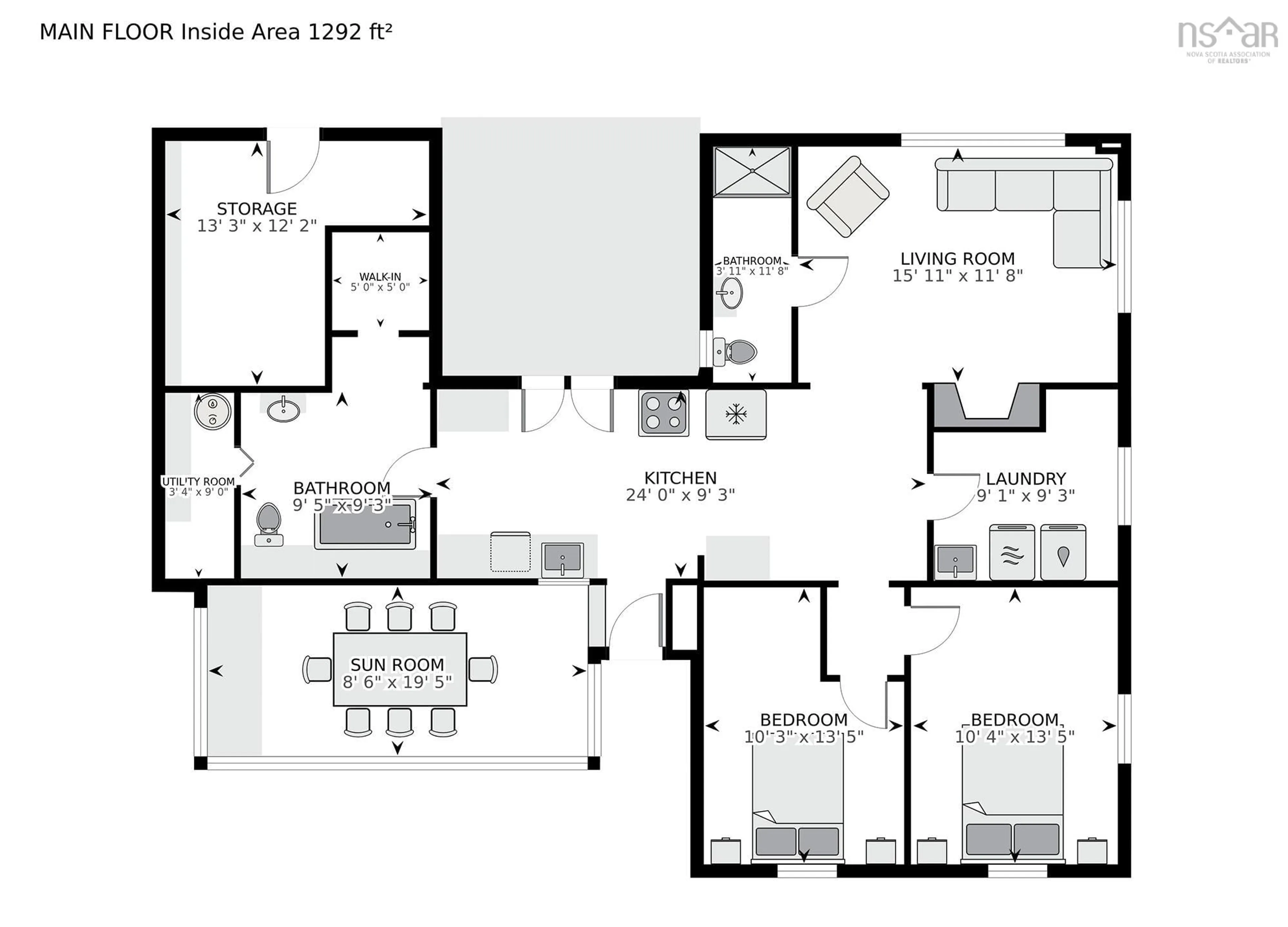 Floor plan for 4006 Highway 2, Fletchers Lake Nova Scotia B2T 1A3