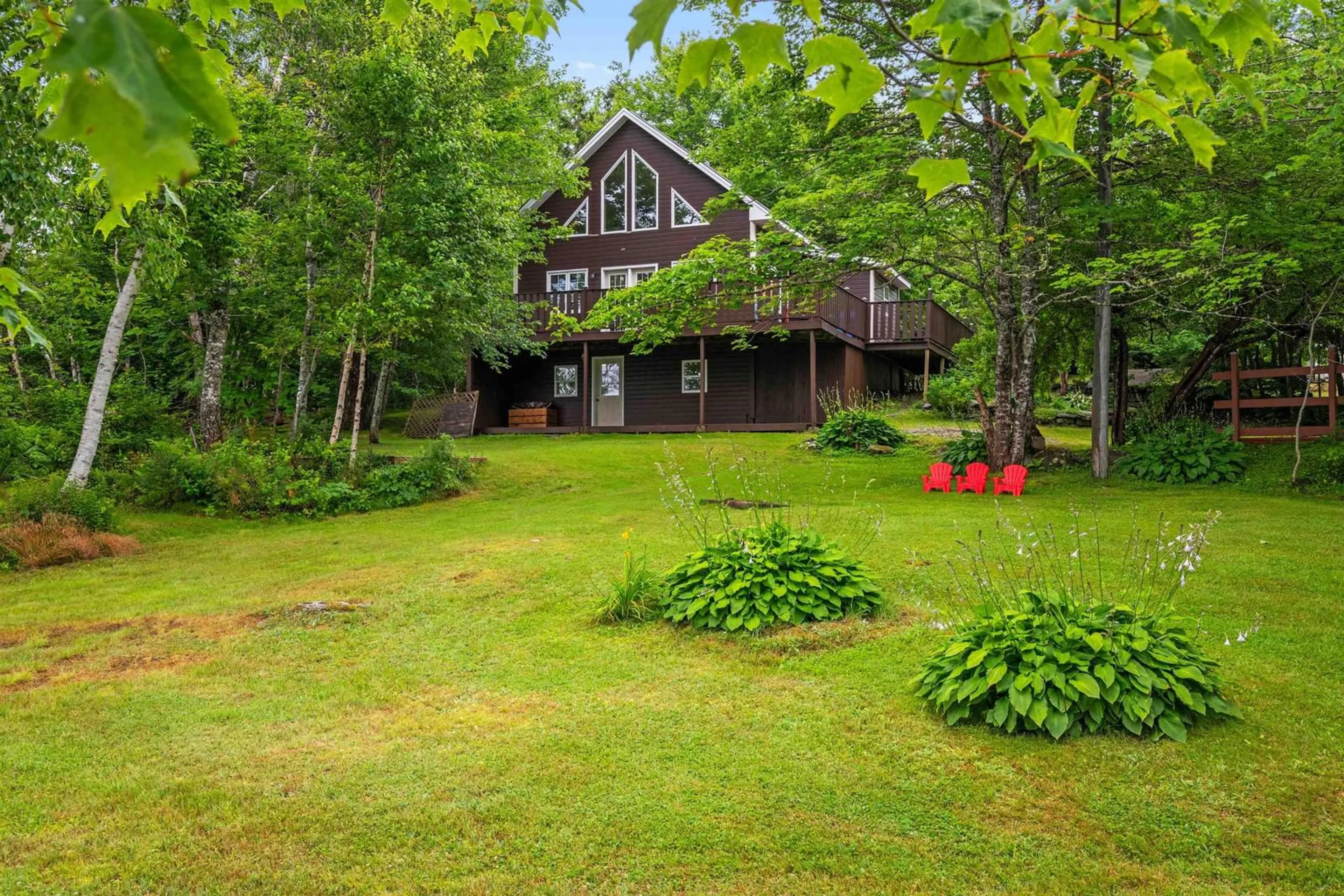 A pic from outside/outdoor area/front of a property/back of a property/a pic from drone, water/lake/river/ocean view for 59 West Side Rd, Sheet Harbour Nova Scotia B0J 3B0
