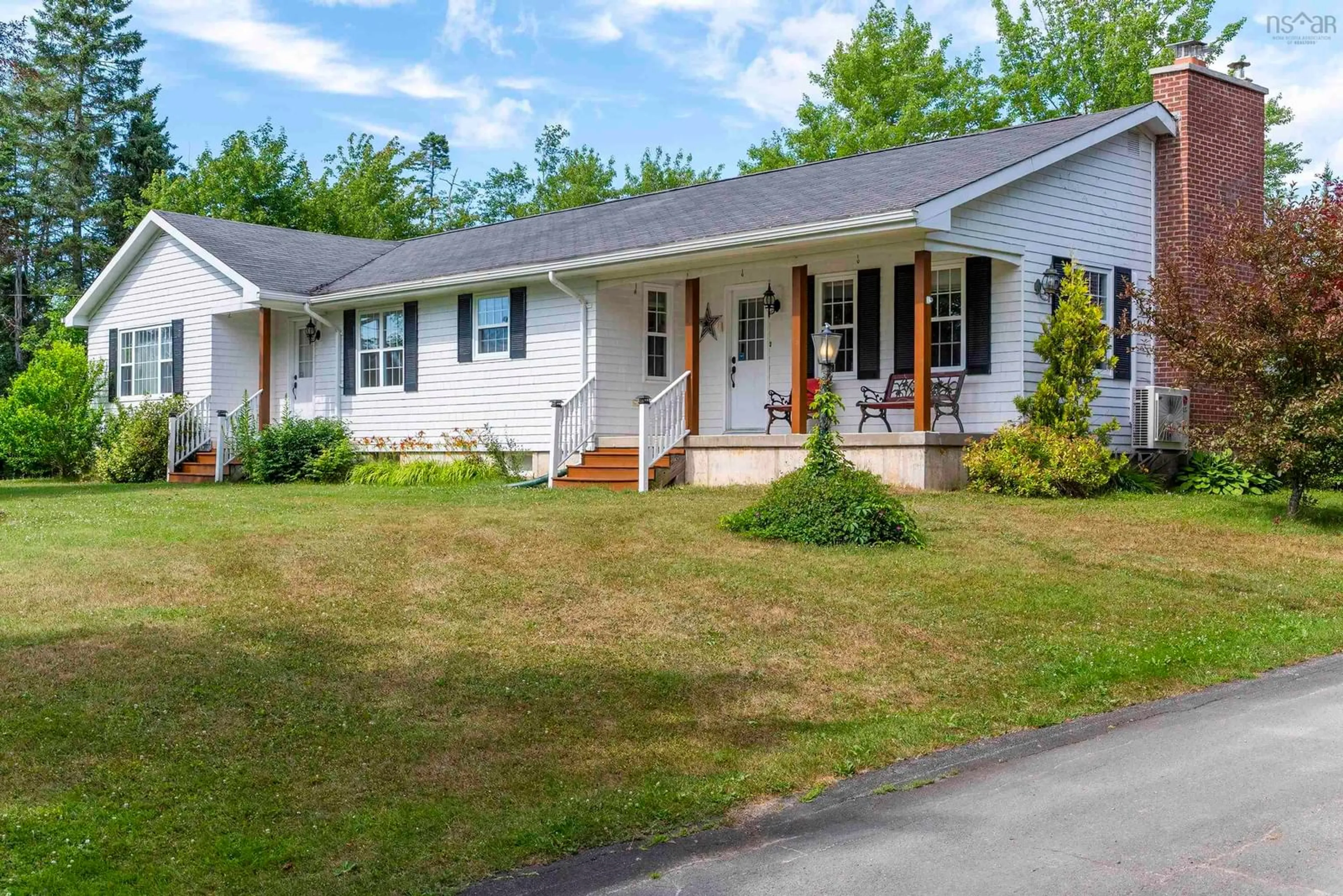 Home with vinyl exterior material, street for 7017 Highway 14, Nine Mile River Nova Scotia B2S 2V5