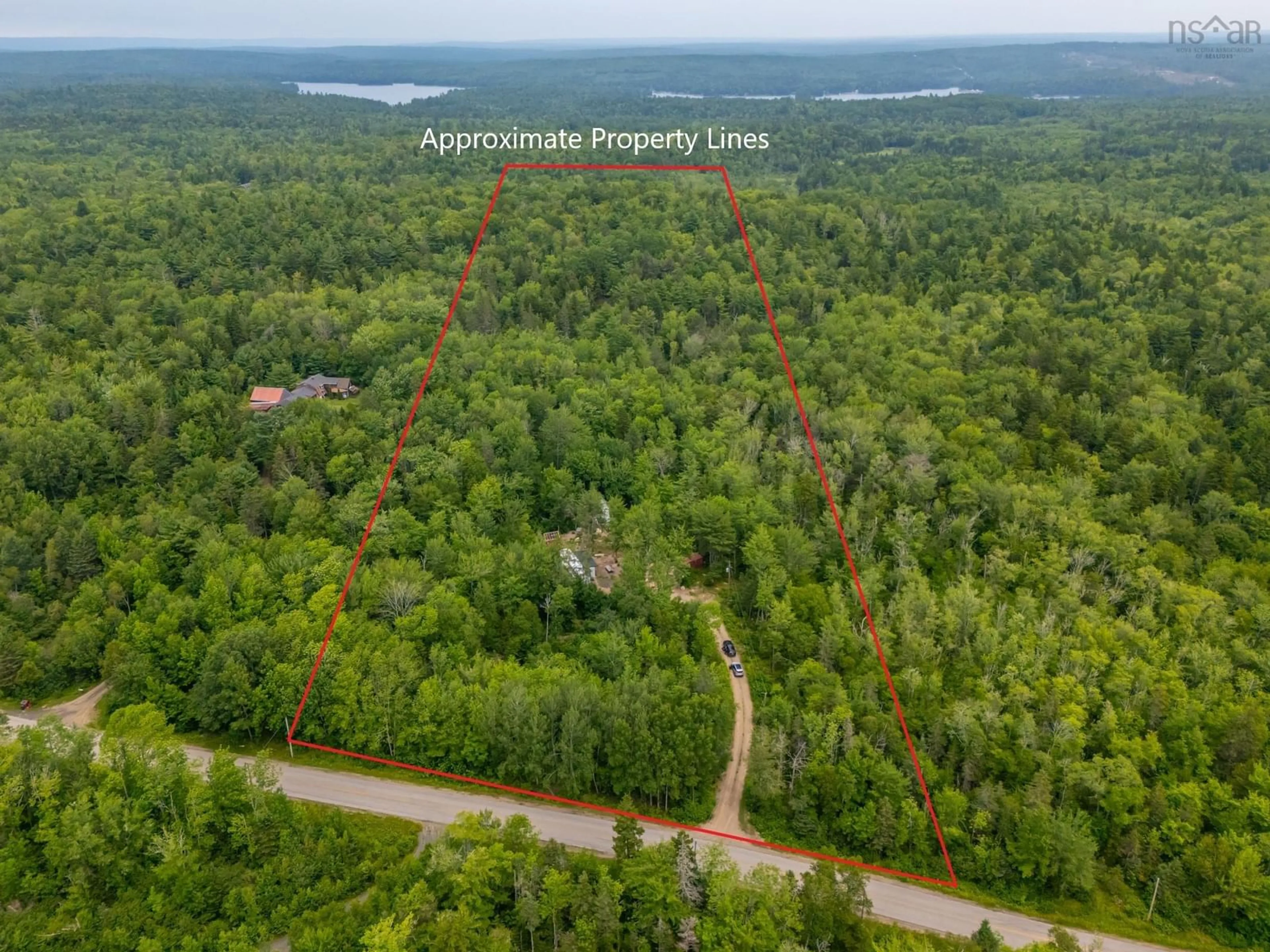 A pic from outside/outdoor area/front of a property/back of a property/a pic from drone, forest/trees view for 781 Virginia Rd, Virginia East Nova Scotia B0S 1A0