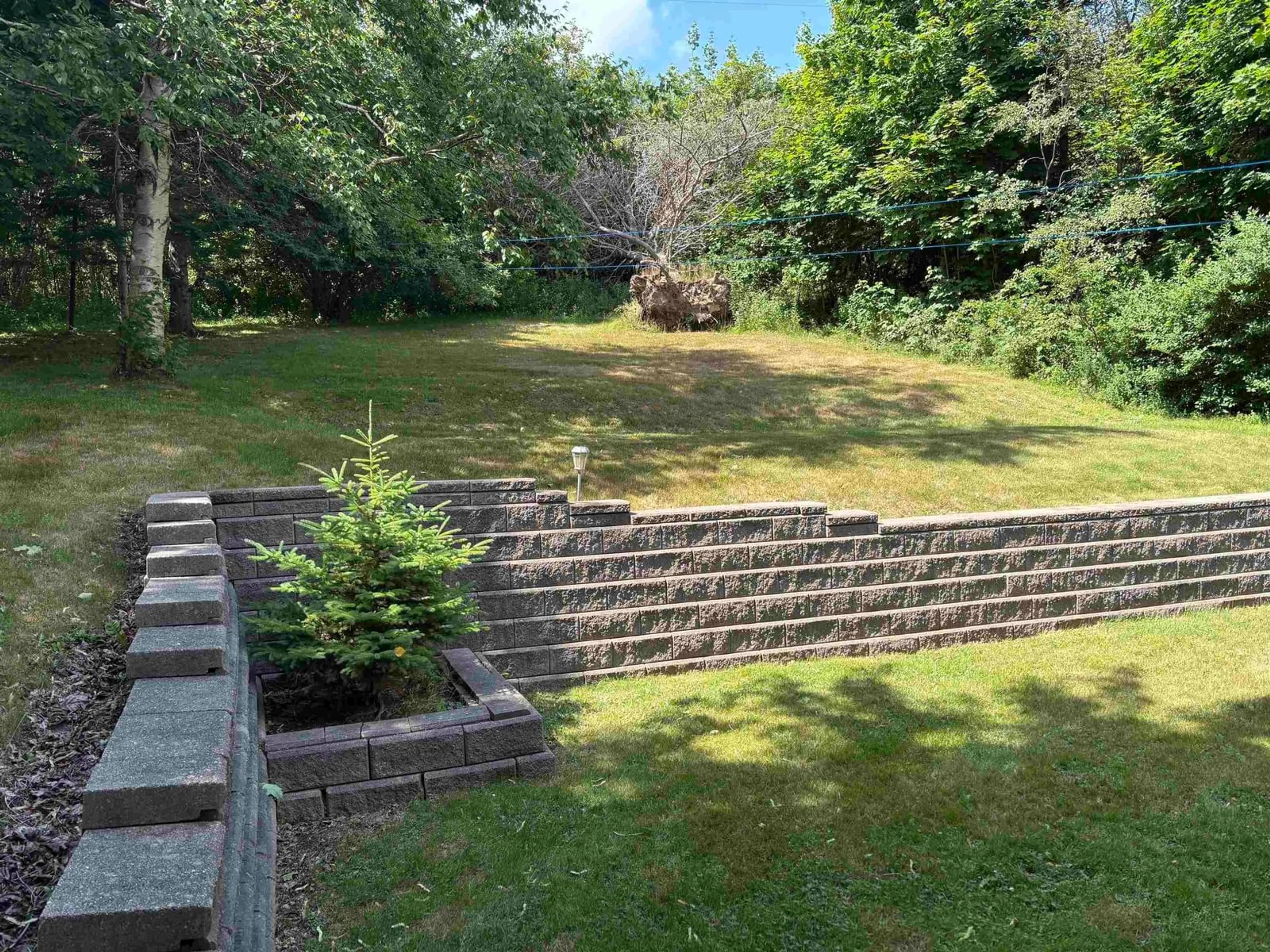 A pic from outside/outdoor area/front of a property/back of a property/a pic from drone, forest/trees view for 268 Seaview Drive, Upper North Sydney Nova Scotia B2A 3N4