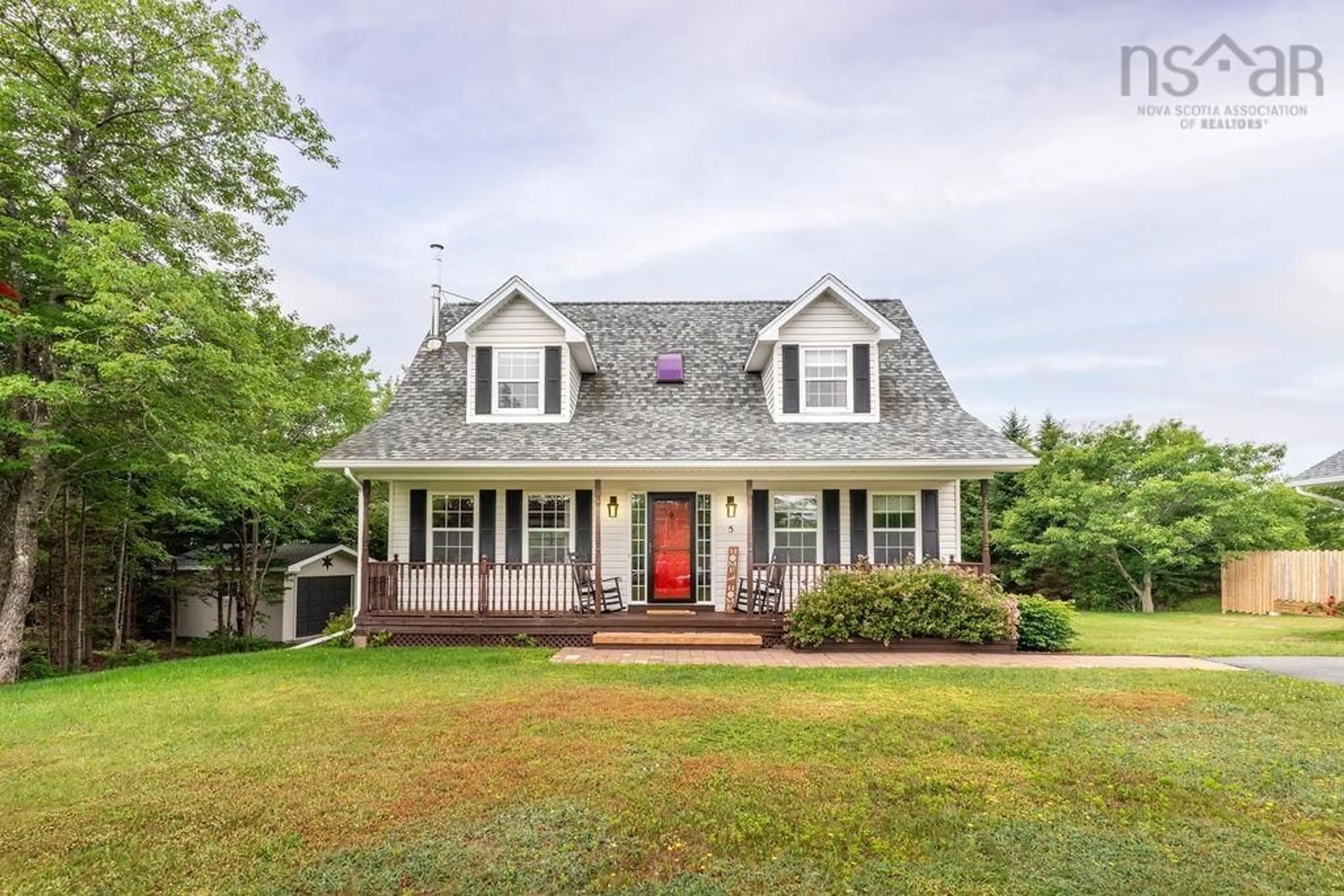 Home with vinyl exterior material, street for 5 Sandy Point Rd, Porters Lake Nova Scotia B3E 1M9