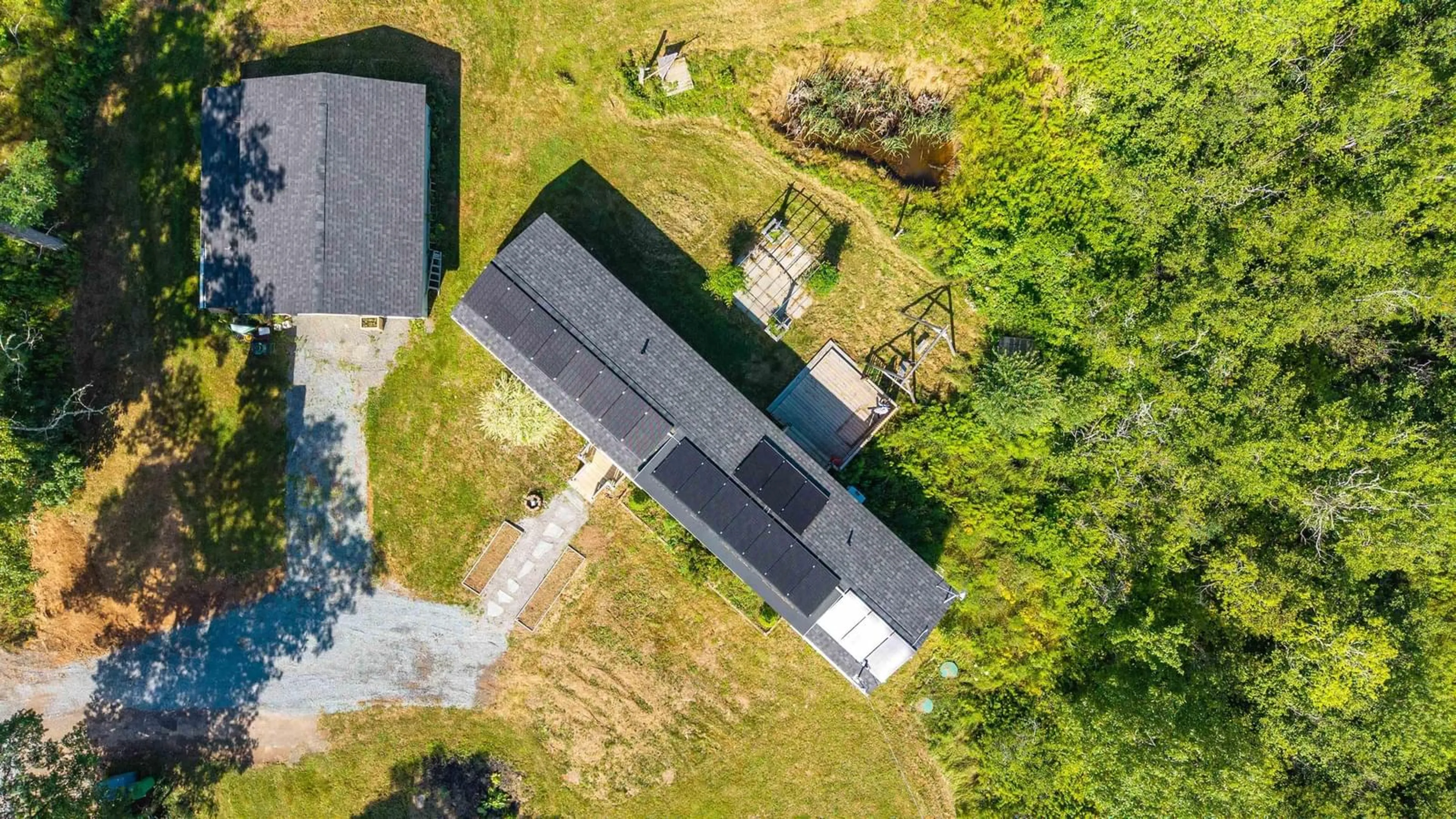 A pic from outside/outdoor area/front of a property/back of a property/a pic from drone, building for 2153 Highway 236, Mosherville Nova Scotia B0N 2A0