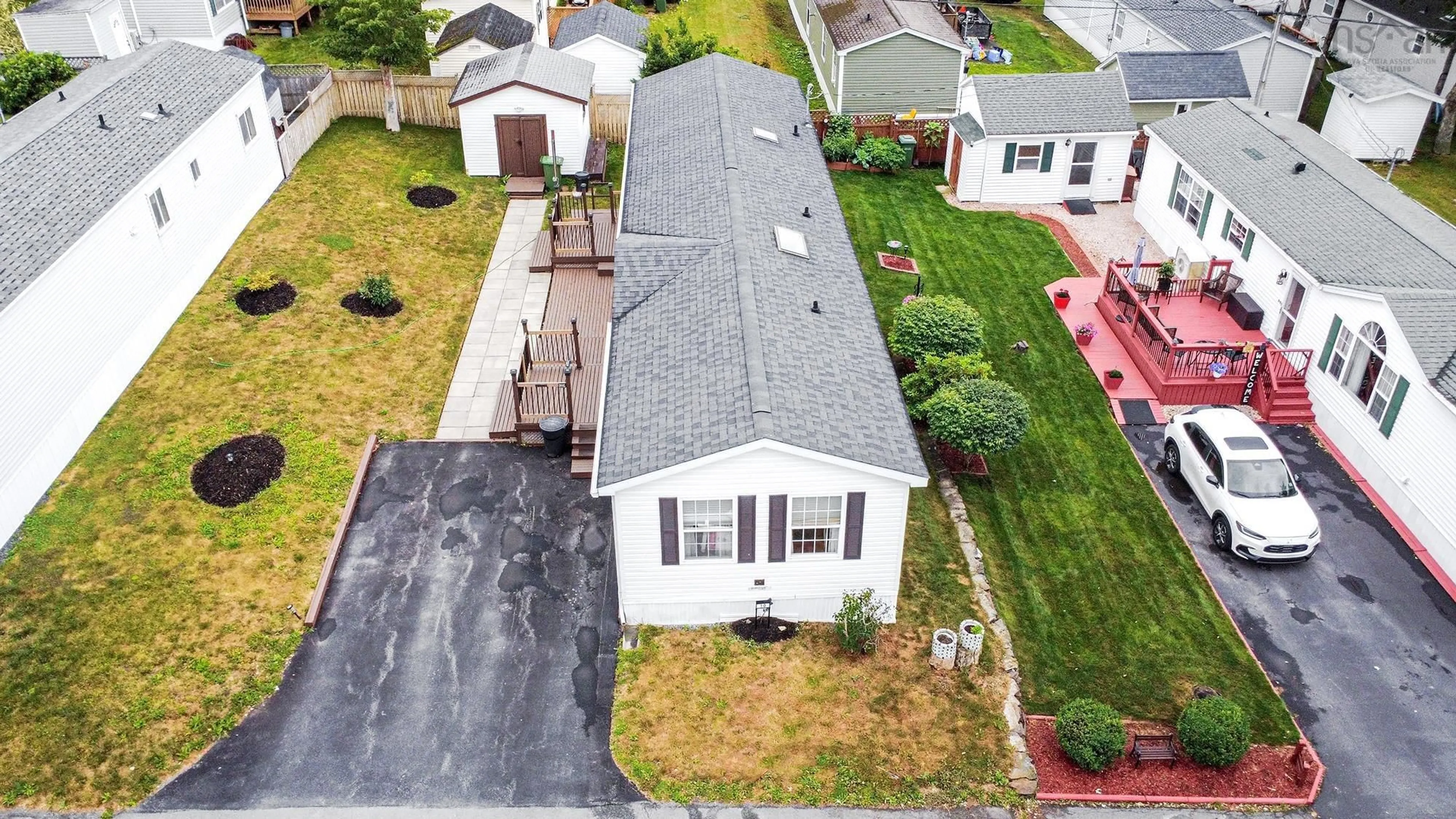 A pic from outside/outdoor area/front of a property/back of a property/a pic from drone, street for 10 Seventh St, Lucasville Nova Scotia B4B 1R3