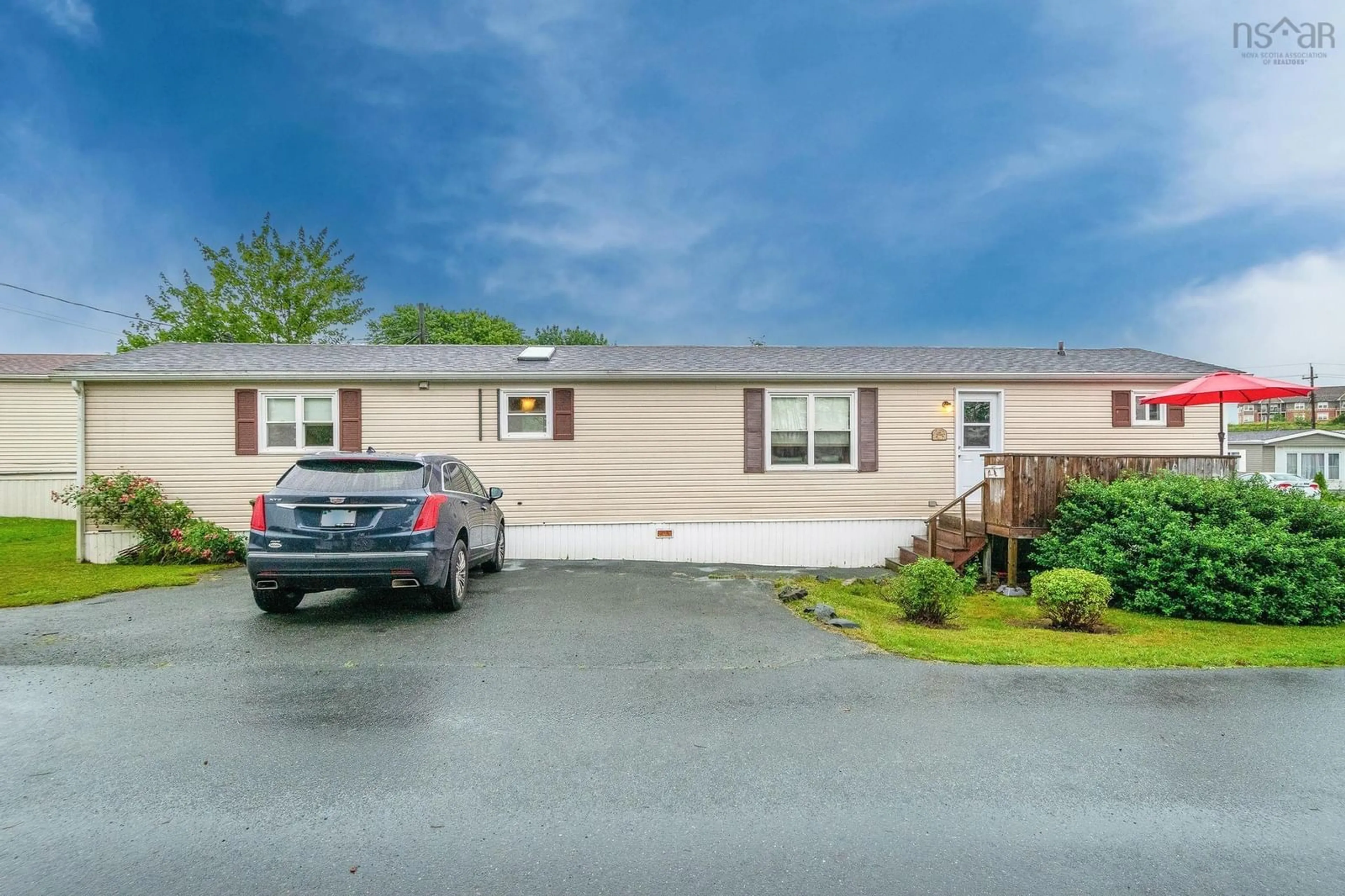 Home with vinyl exterior material, street for 1 Wilson Ave, Dartmouth Nova Scotia B2Y 2B2