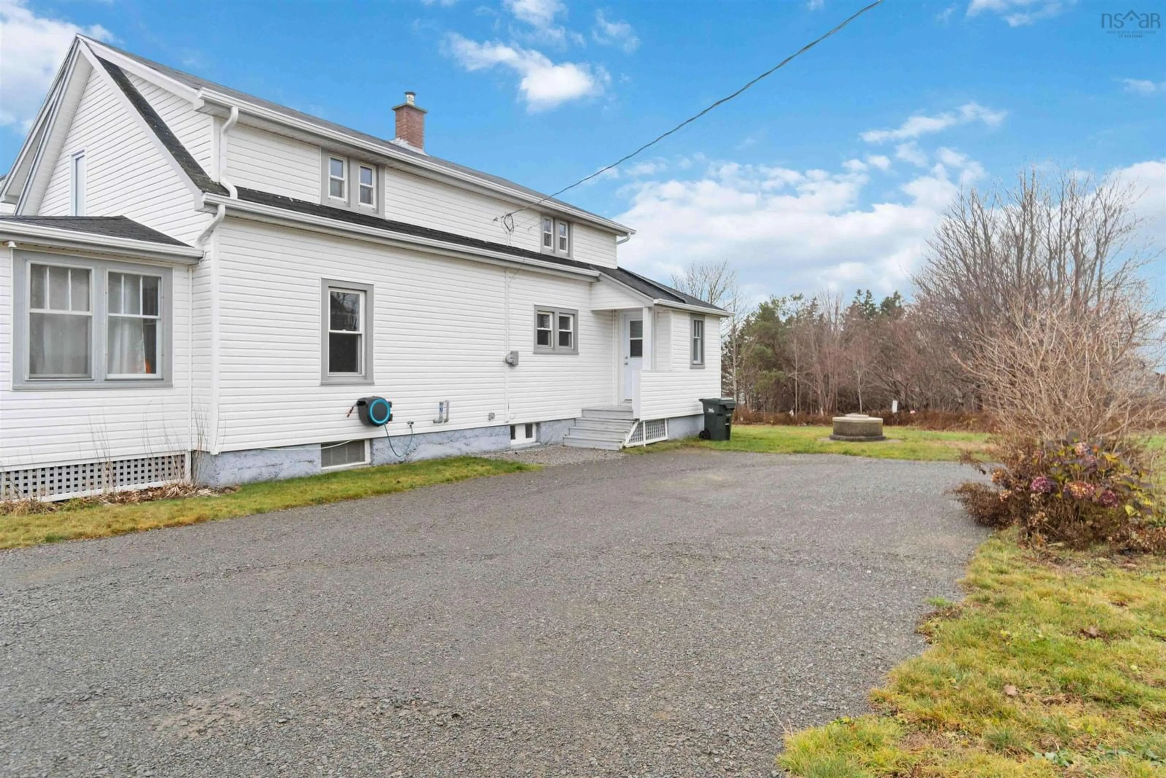 A pic from outside/outdoor area/front of a property/back of a property/a pic from drone, building for 3605 Highway 1, St. Bernard Nova Scotia B0W 3T0