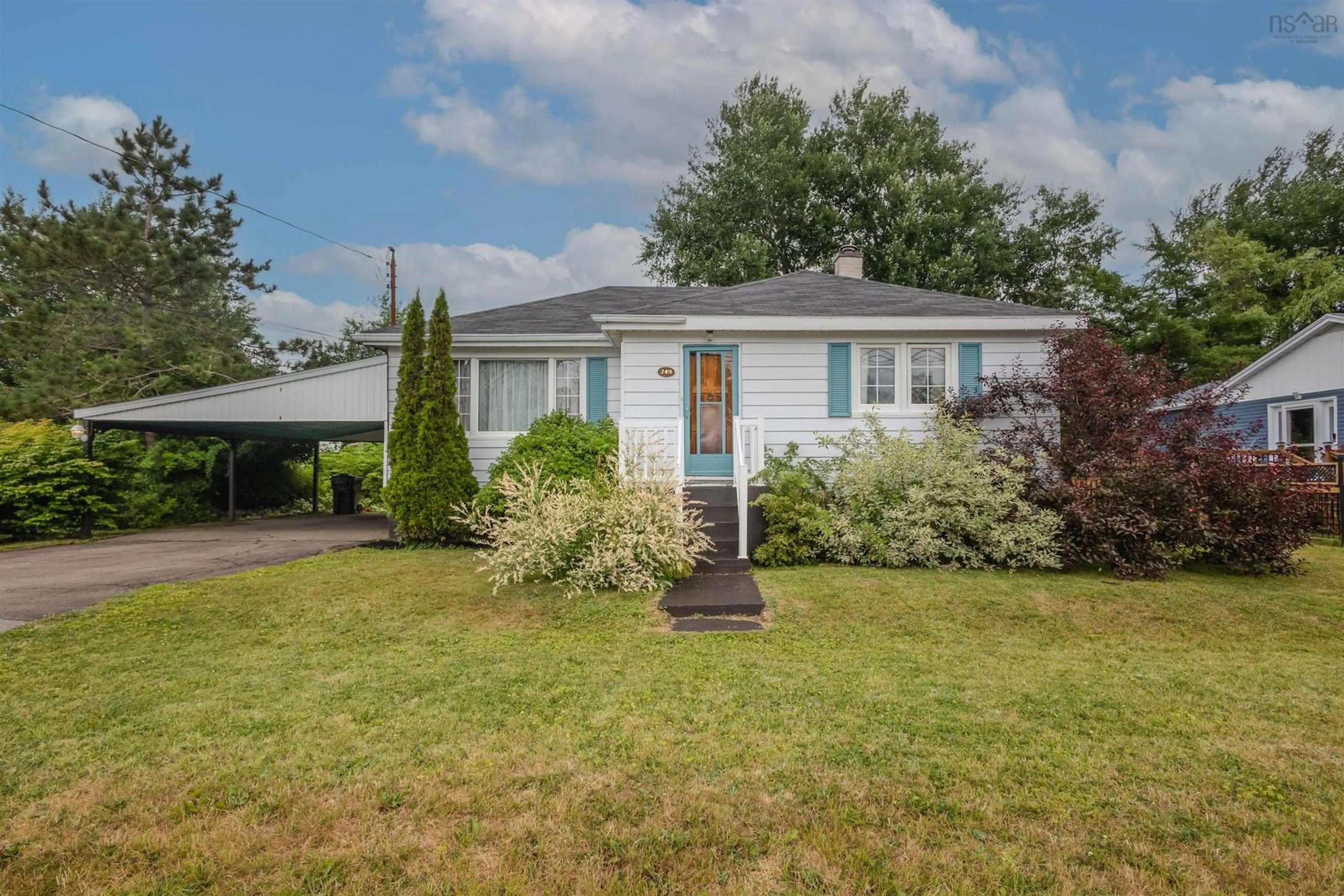 Home with vinyl exterior material, street for 249 Lisgard St, Sydney Nova Scotia B1P 2Z1