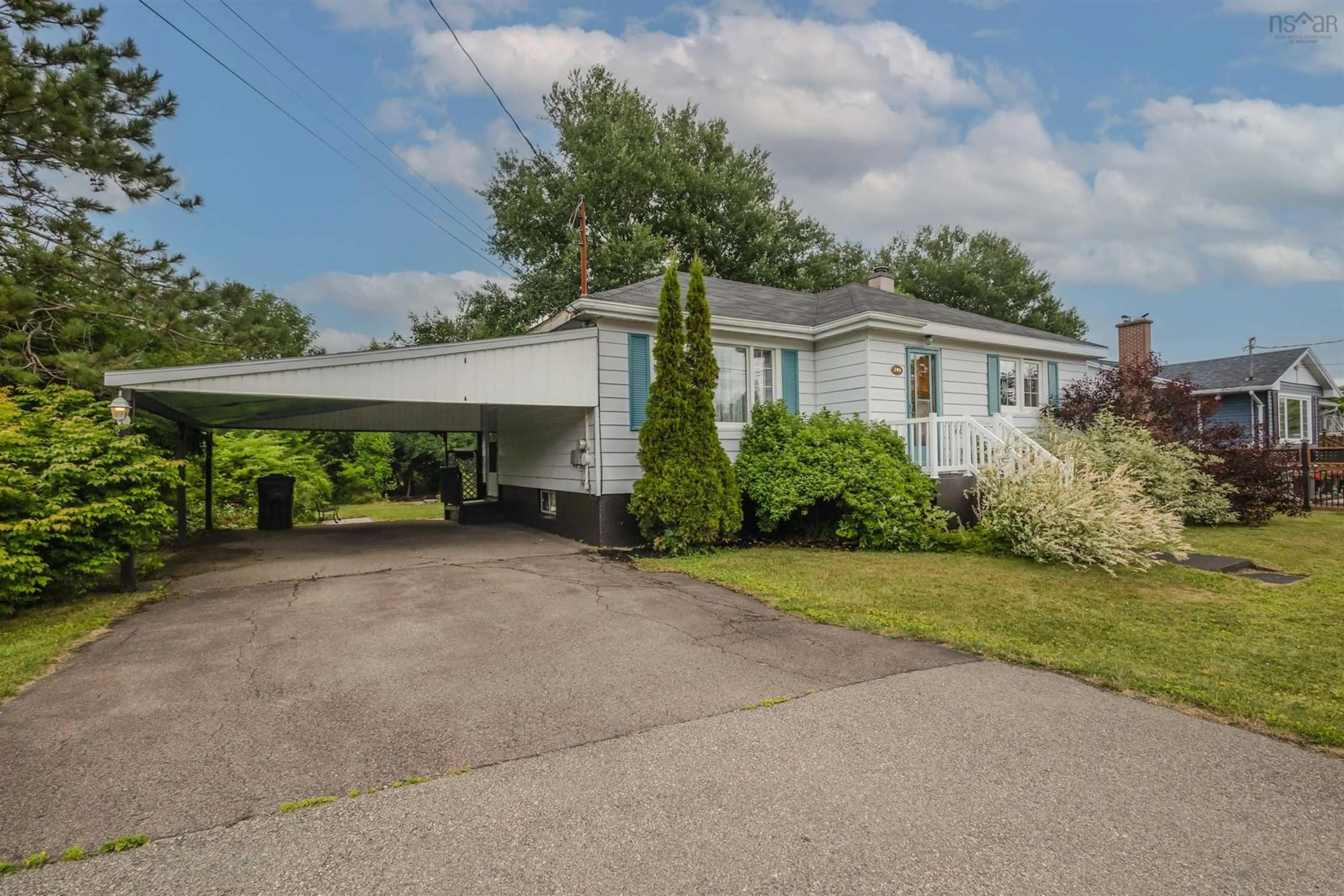 Home with vinyl exterior material, street for 249 Lisgard St, Sydney Nova Scotia B1P 2Z1