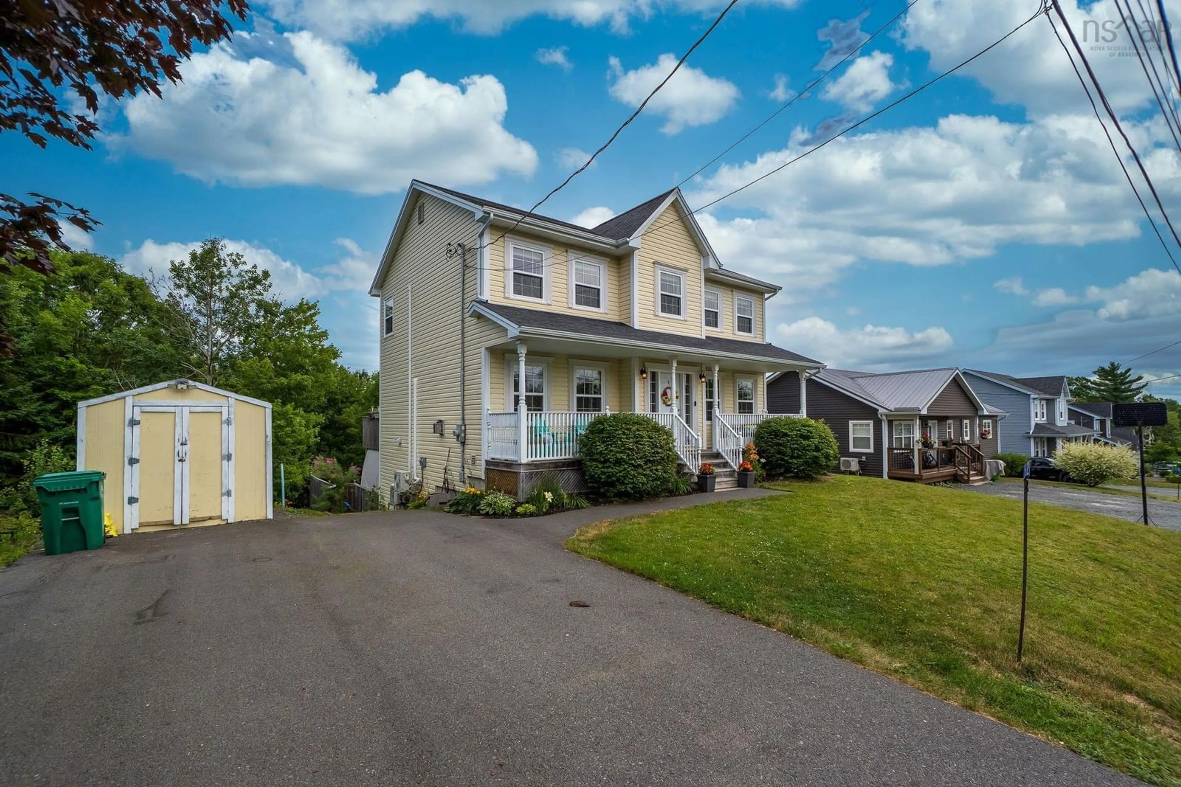 A pic from outside/outdoor area/front of a property/back of a property/a pic from drone, street for 162 Halewood Dr, Falmouth Nova Scotia B0P 1P0