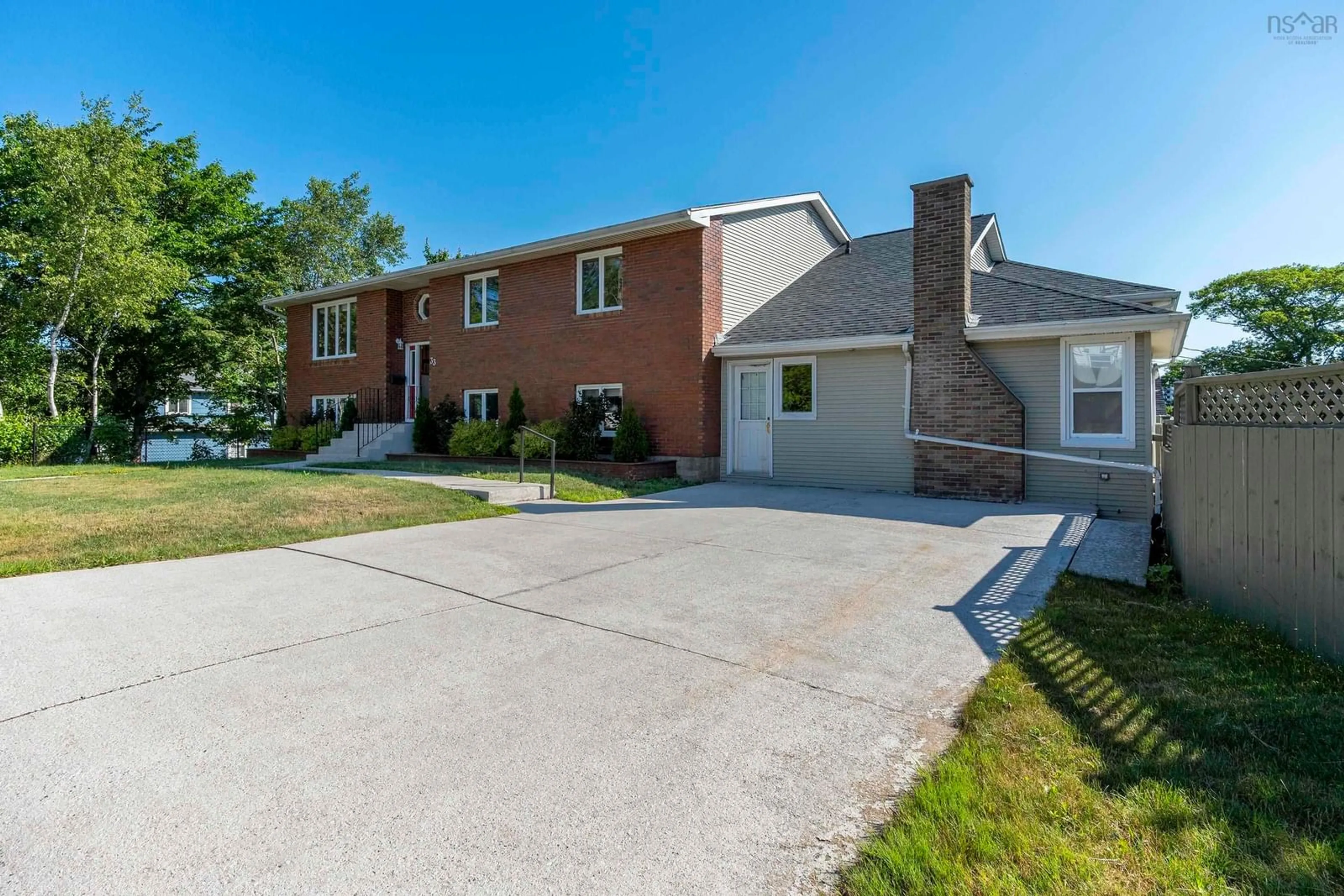 A pic from outside/outdoor area/front of a property/back of a property/a pic from drone, street for 33 Alex Street & 47 Central Avenue, Halifax Nova Scotia B3N 3E5