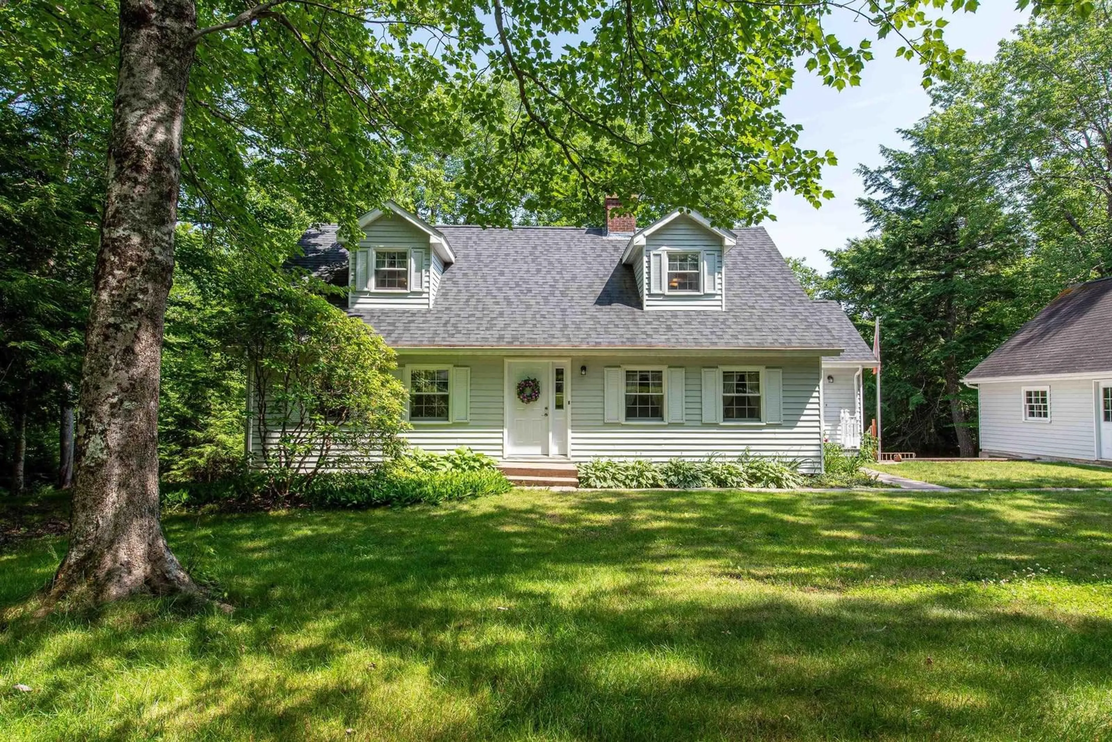 Home with vinyl exterior material, street for 54 Halfway Lake Dr, Hammonds Plains Nova Scotia B4B 1N4