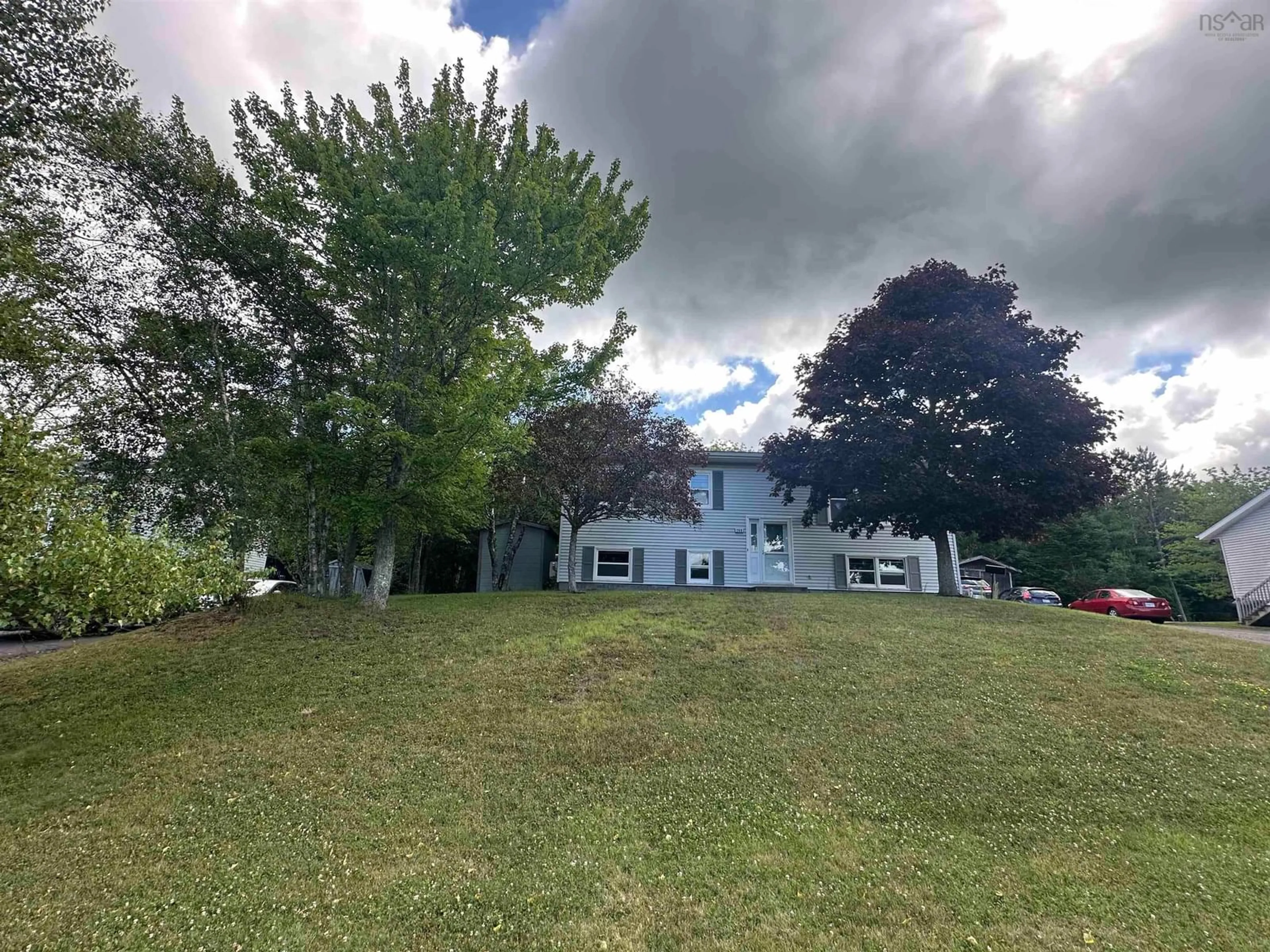 A pic from outside/outdoor area/front of a property/back of a property/a pic from drone, unknown for 208 Spruce Dr, Salmon River Nova Scotia B2H 6G2