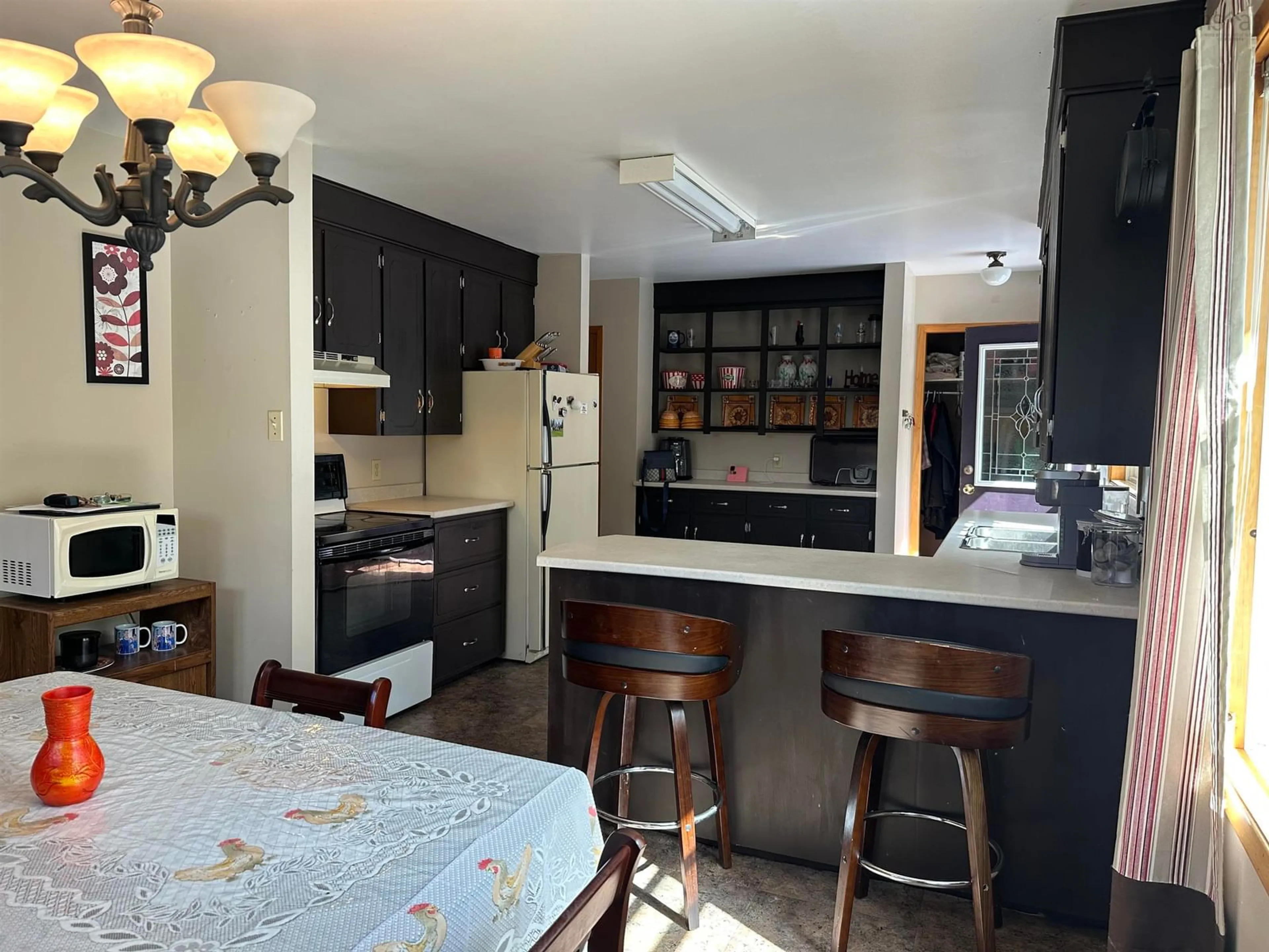 Open concept kitchen, unknown for 208 Spruce Dr, Salmon River Nova Scotia B2H 6G2