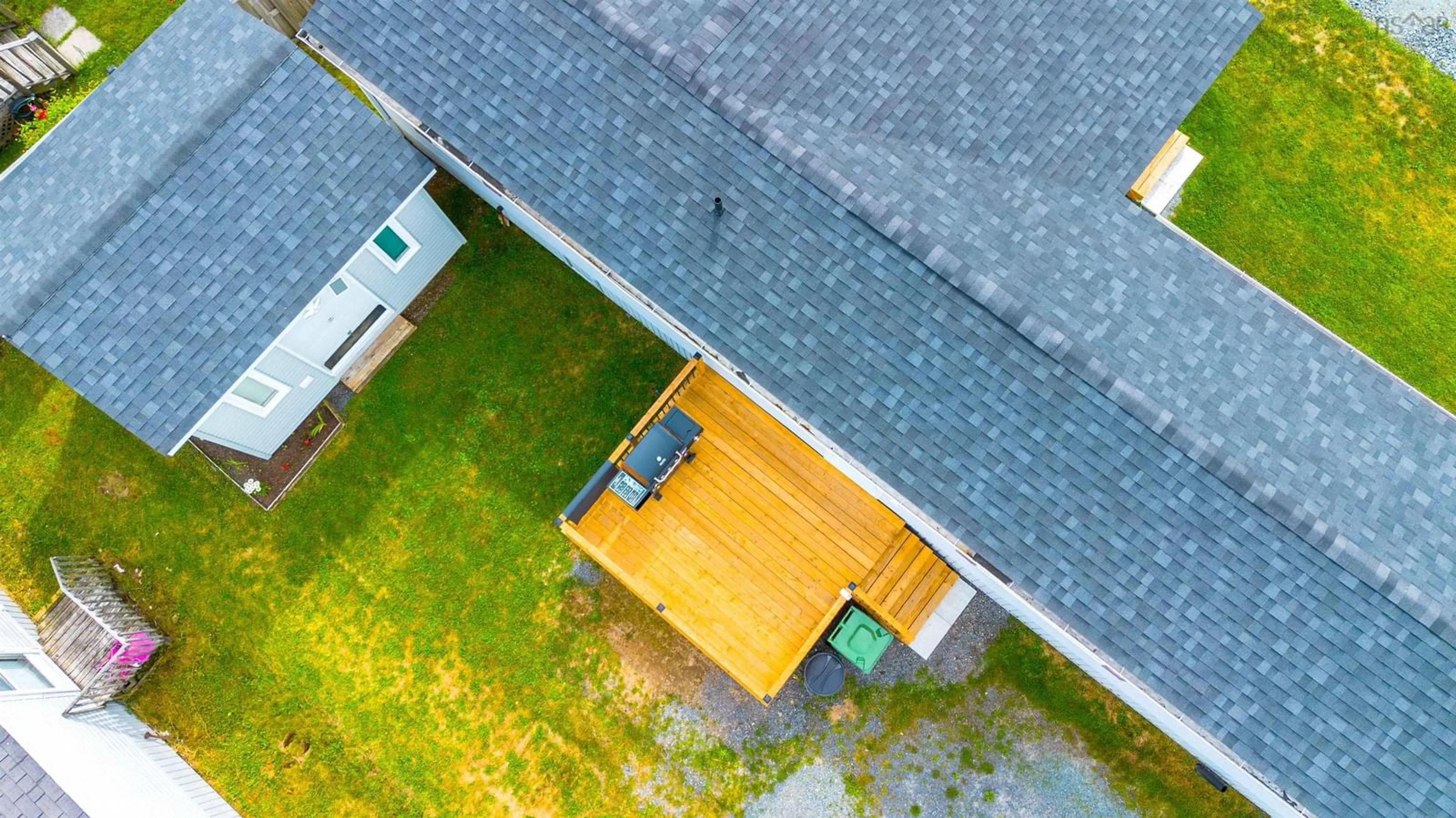 A pic from outside/outdoor area/front of a property/back of a property/a pic from drone, building for 30 Hillside Dr, Harrietsfield Nova Scotia B3V 1A8