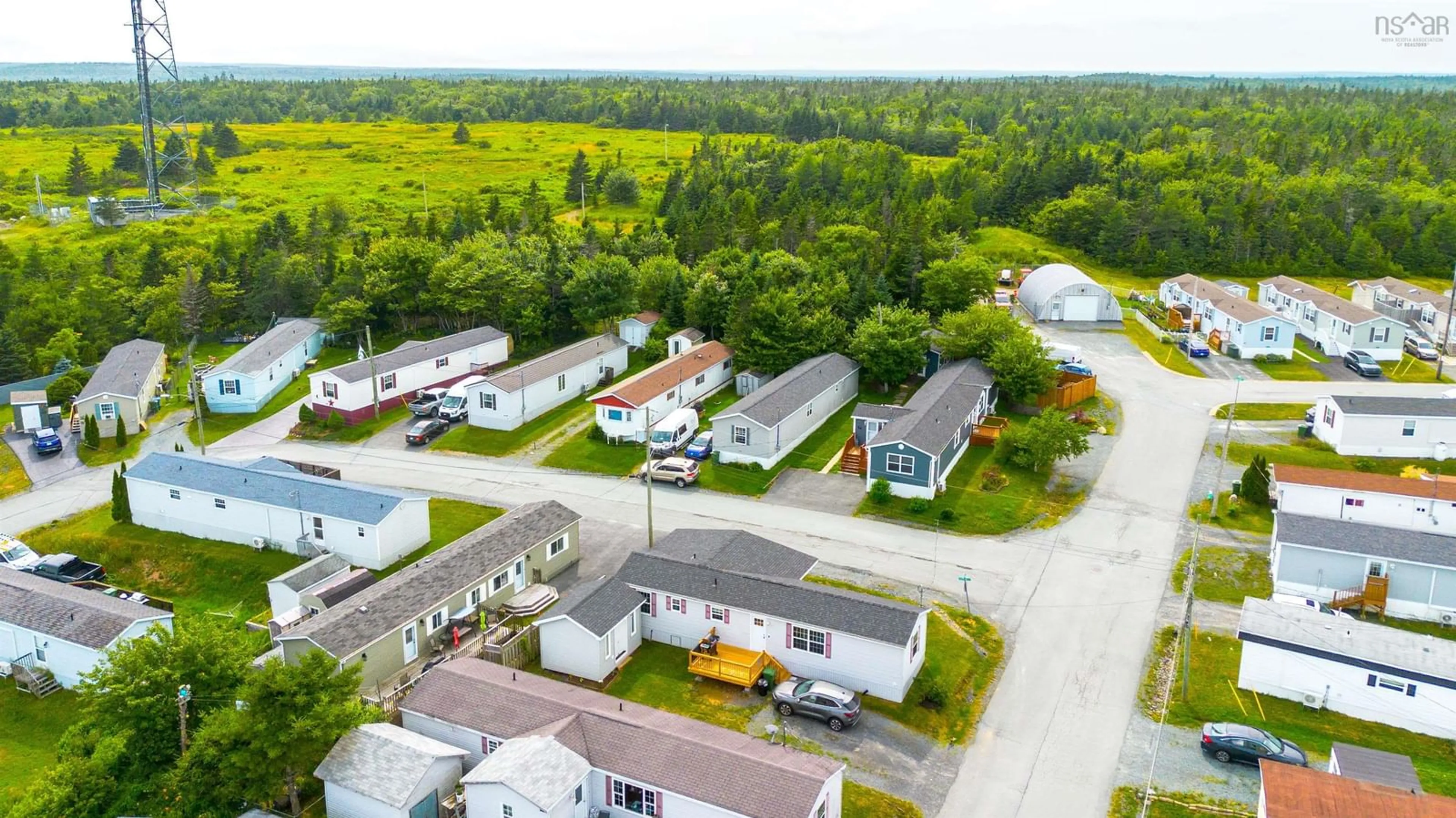 A pic from outside/outdoor area/front of a property/back of a property/a pic from drone, street for 30 Hillside Dr, Harrietsfield Nova Scotia B3V 1A8