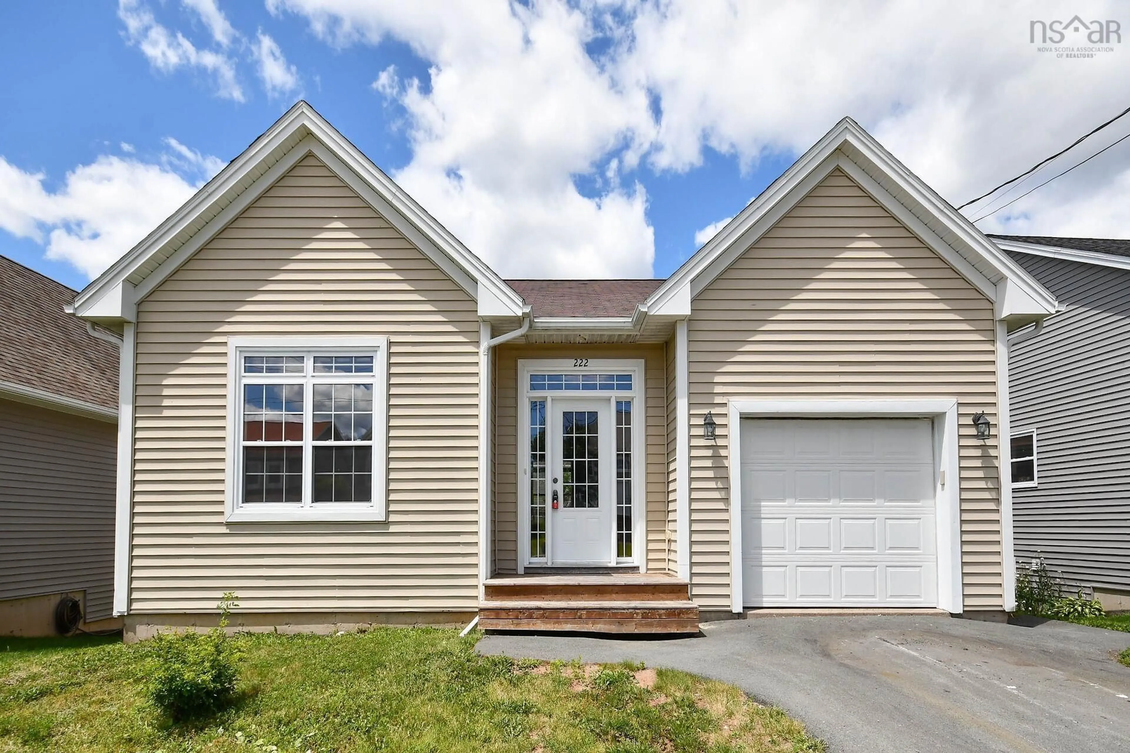 Home with vinyl exterior material, street for 222 Drysdale Rd, Halifax Nova Scotia V3P 0C4