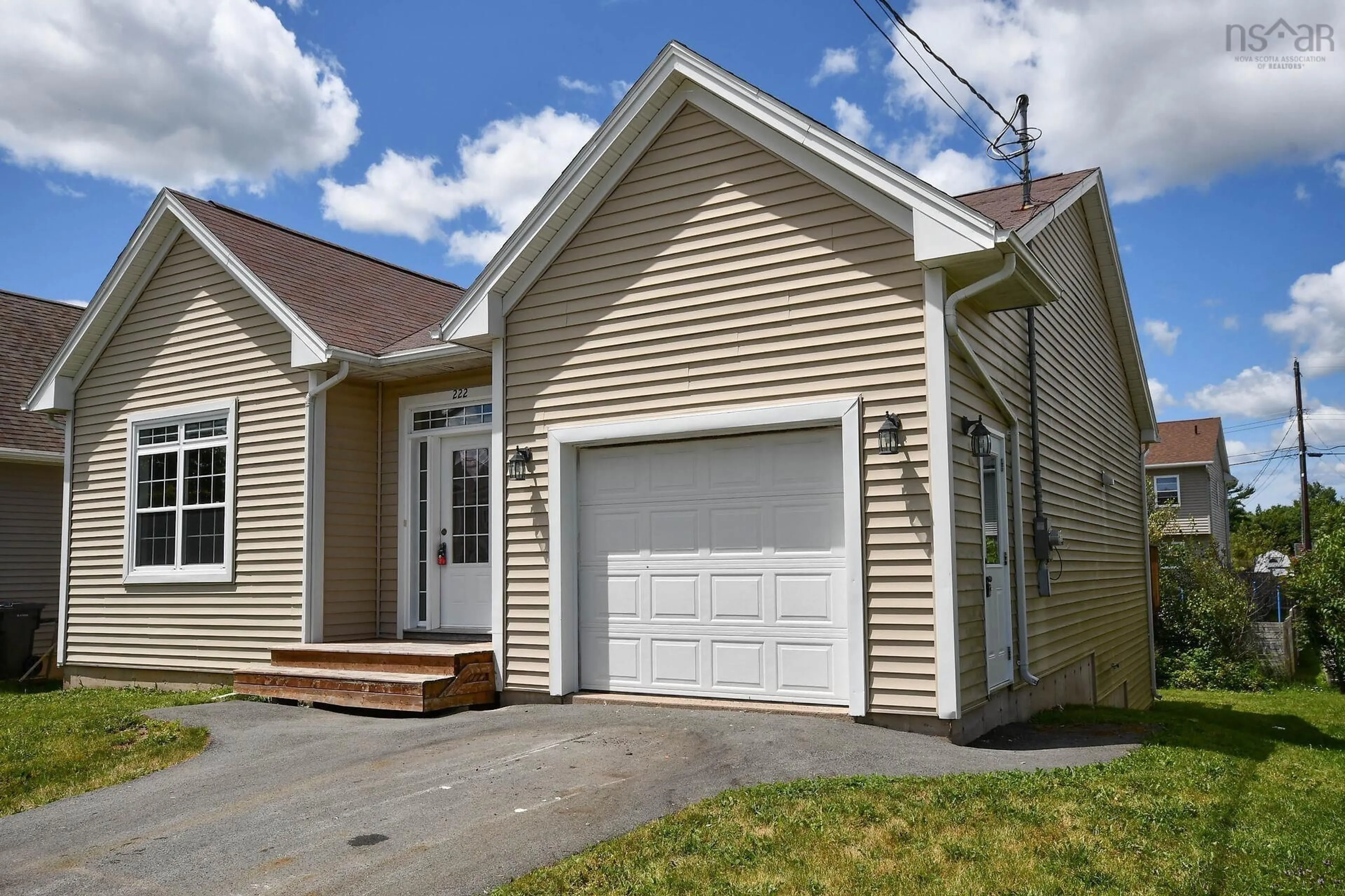 Home with vinyl exterior material, street for 222 Drysdale Rd, Halifax Nova Scotia B3P 0C4
