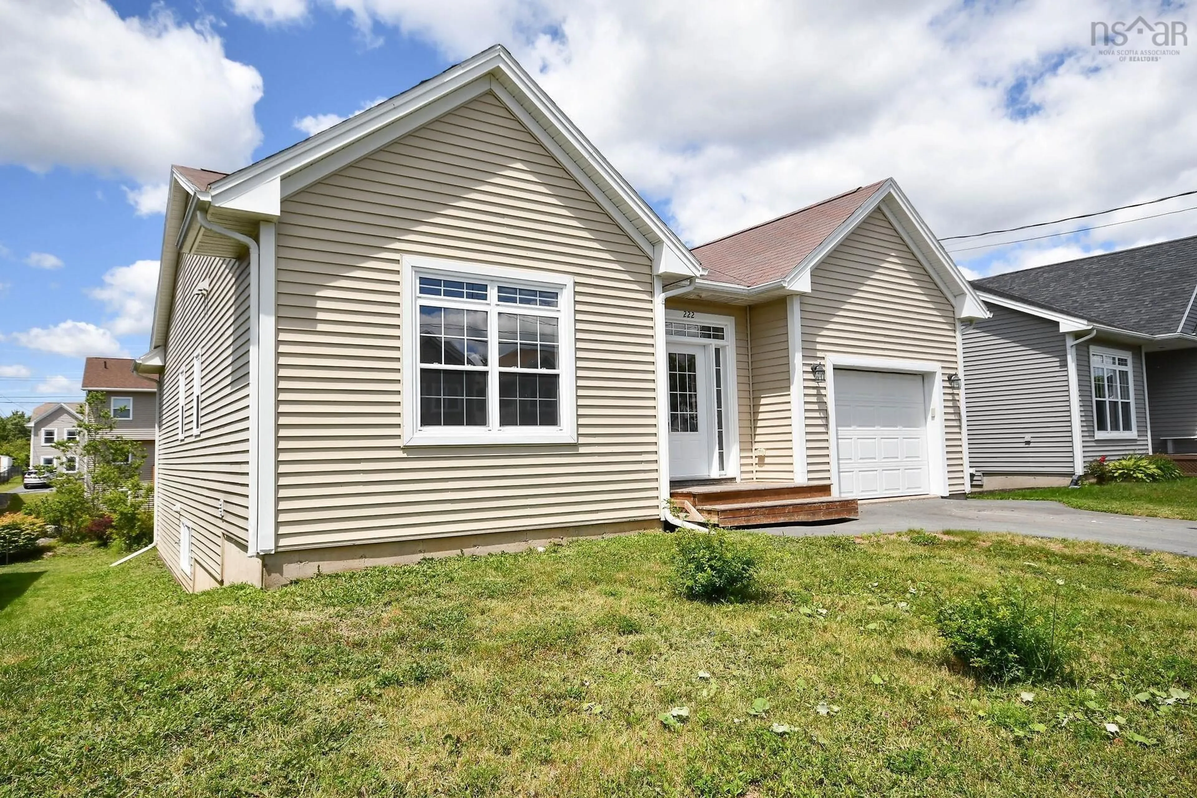 Home with vinyl exterior material, street for 222 Drysdale Rd, Halifax Nova Scotia B3P 0C4