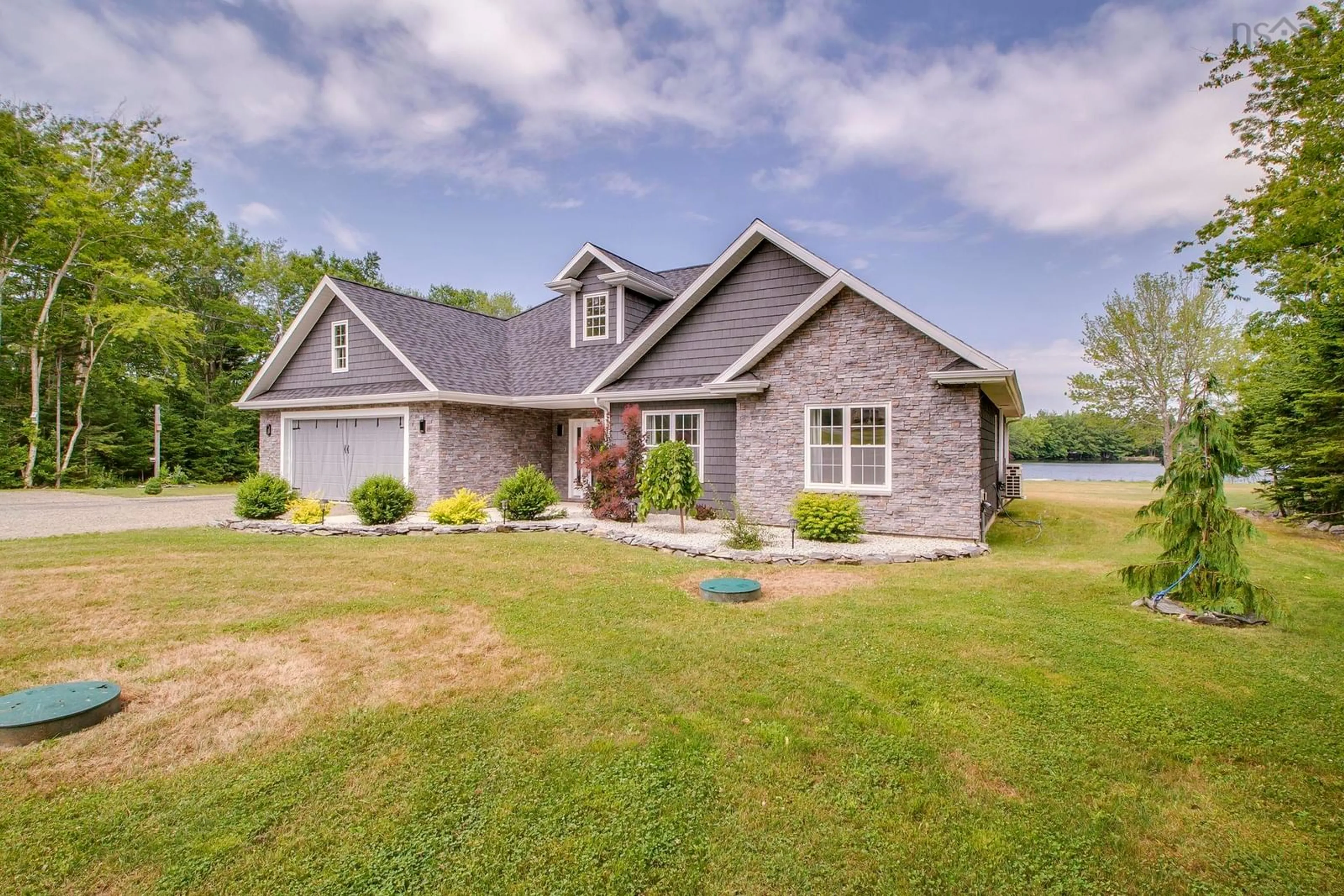 Home with brick exterior material, unknown for 405 Townshipline Rd, Ohio Nova Scotia B0W 3T0