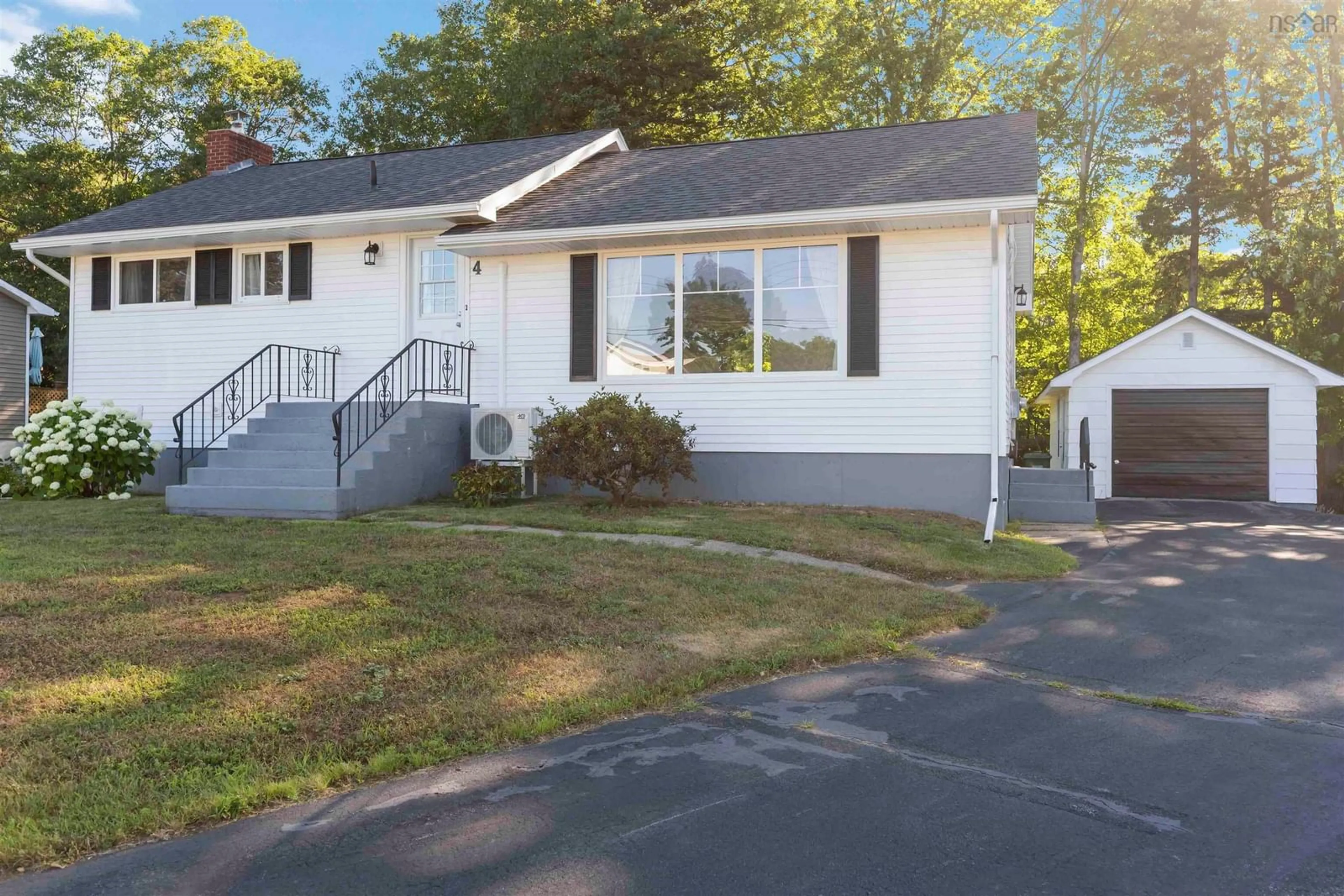 Home with vinyl exterior material, street for 4 Mckenzie Dr, Middleton Nova Scotia B0S 1P0