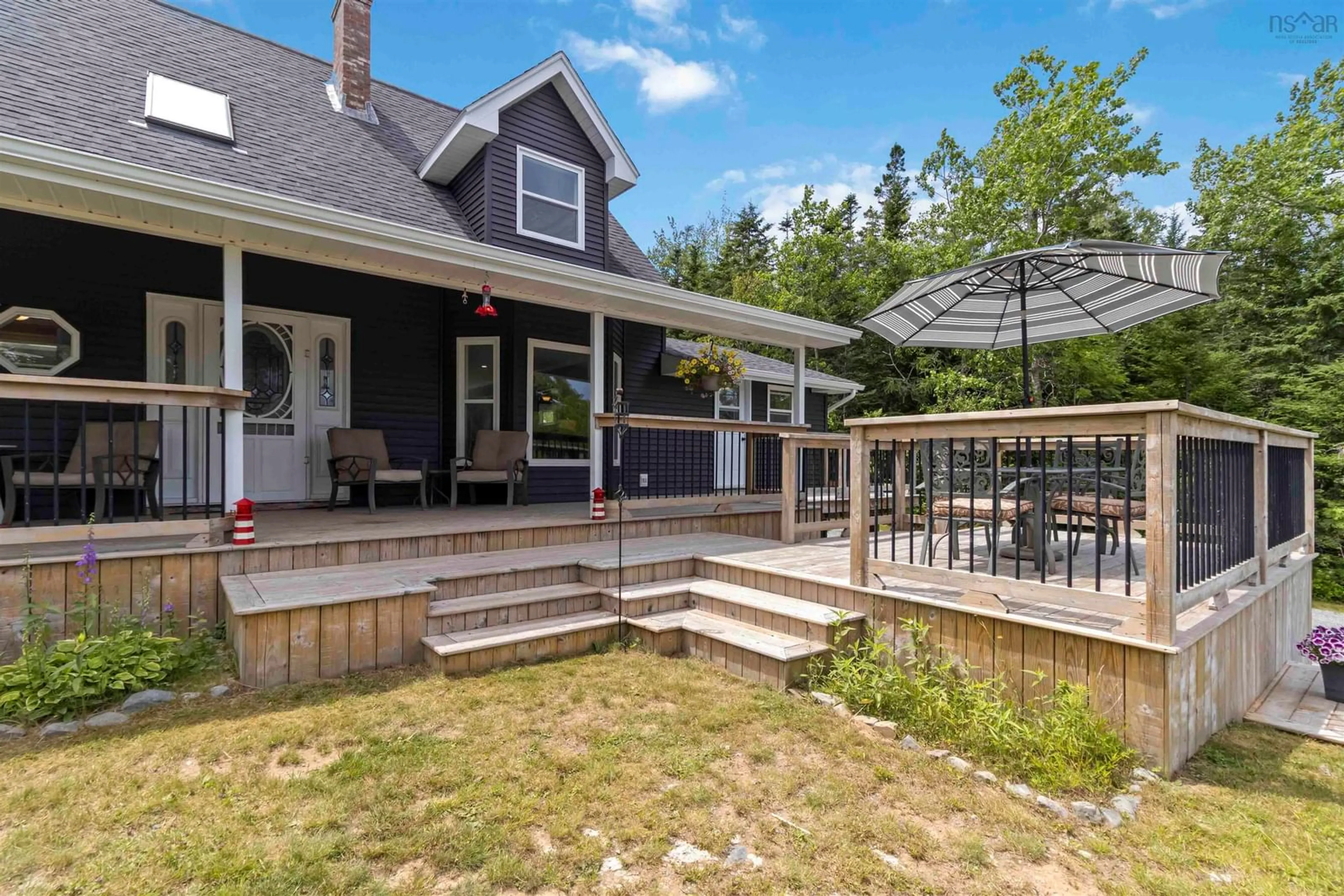 Patio, street for 23 Siteman Lane, Lower Ship Harbour Nova Scotia B0J 1Y0
