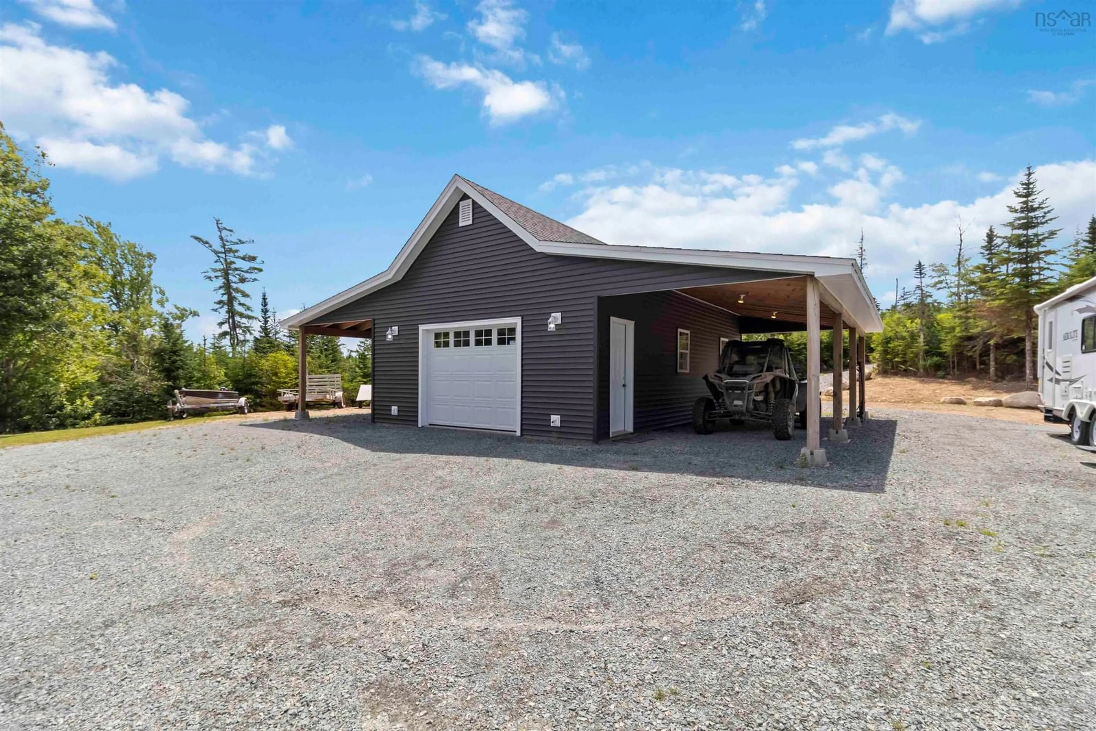Indoor garage for 23 Siteman Lane, Lower Ship Harbour Nova Scotia B0J 1Y0