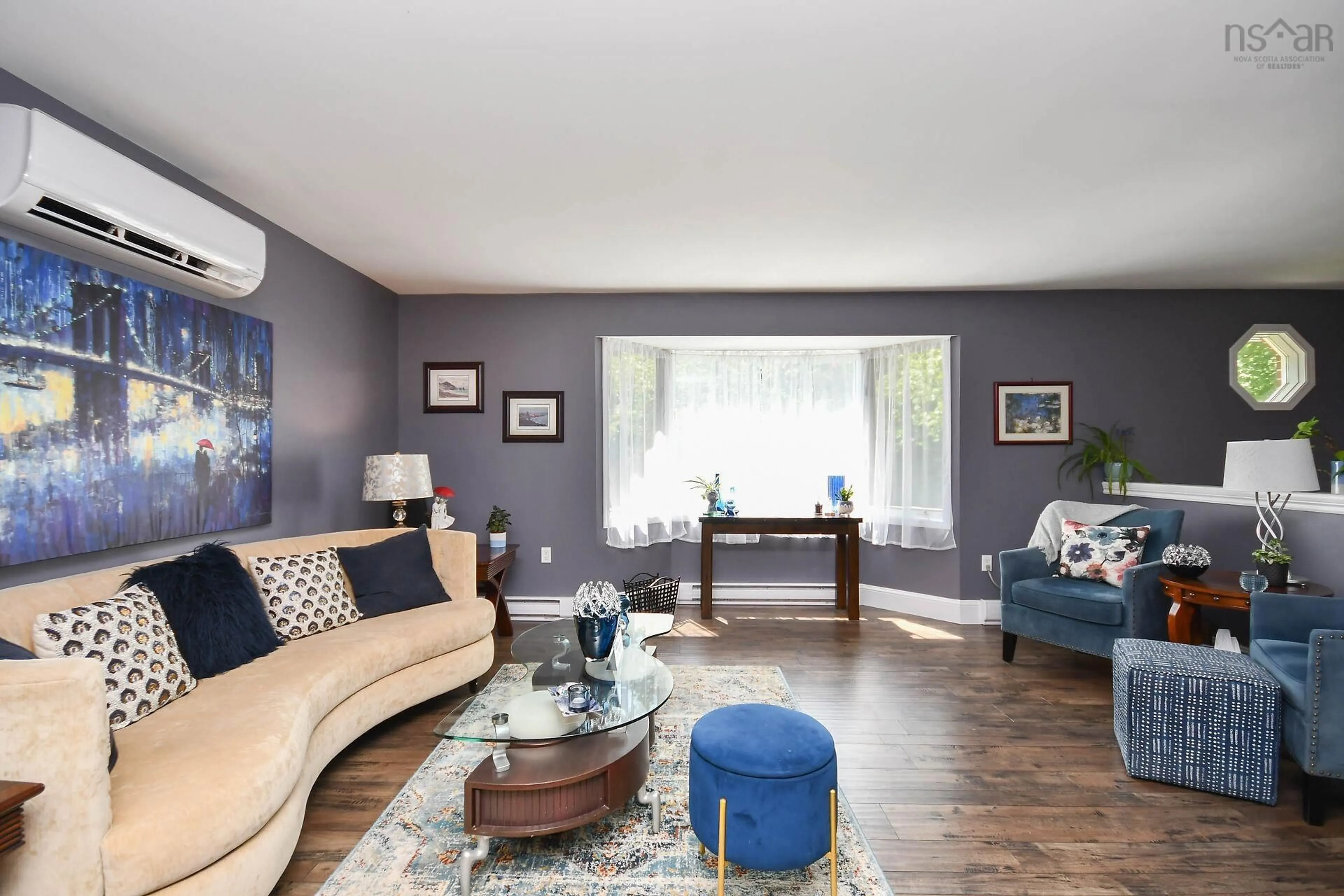 Living room with furniture, wood/laminate floor for 125 Danny Dr, Beaver Bank Nova Scotia B4G 1B3