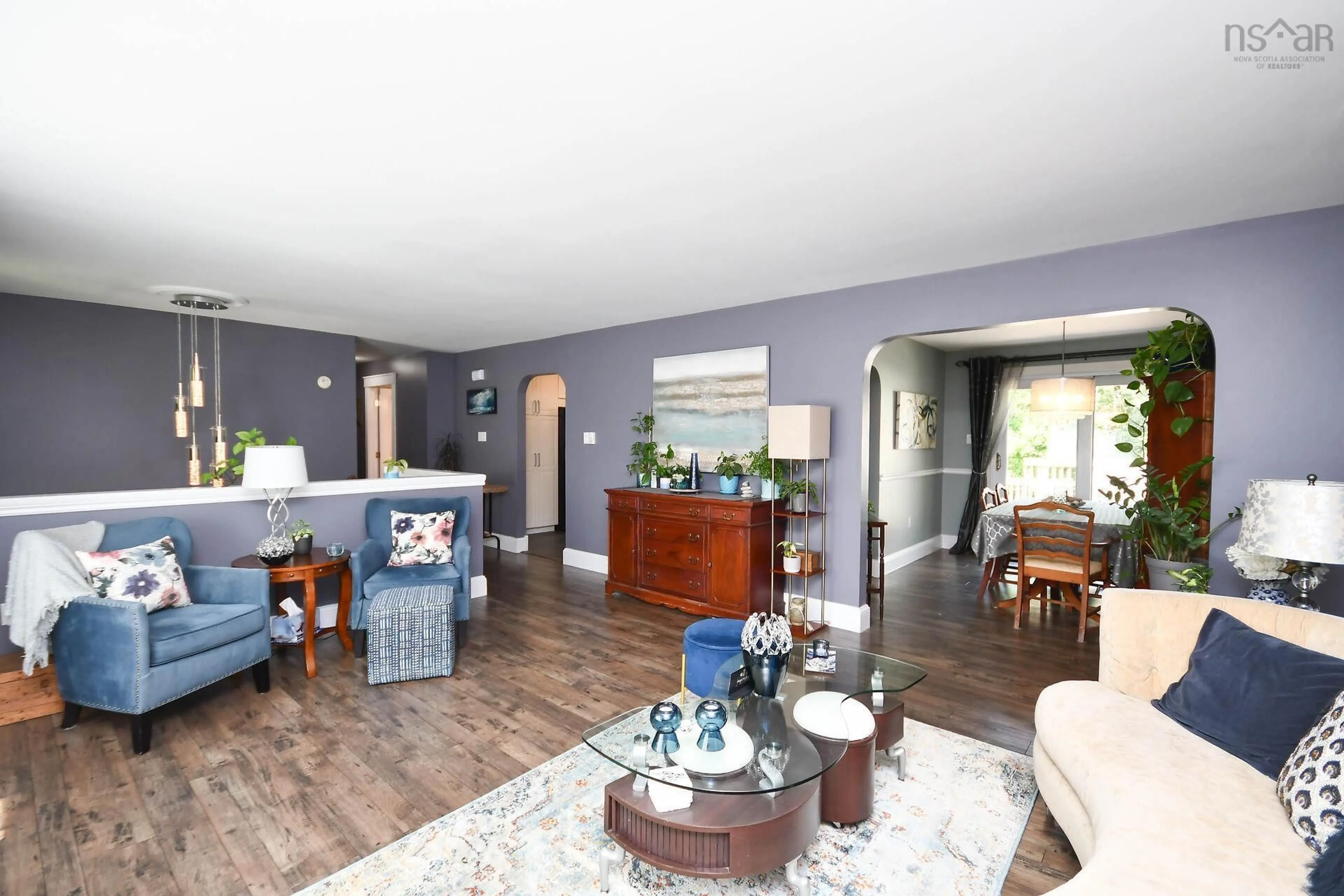 Living room with furniture, wood/laminate floor for 125 Danny Dr, Beaver Bank Nova Scotia B4G 1B3